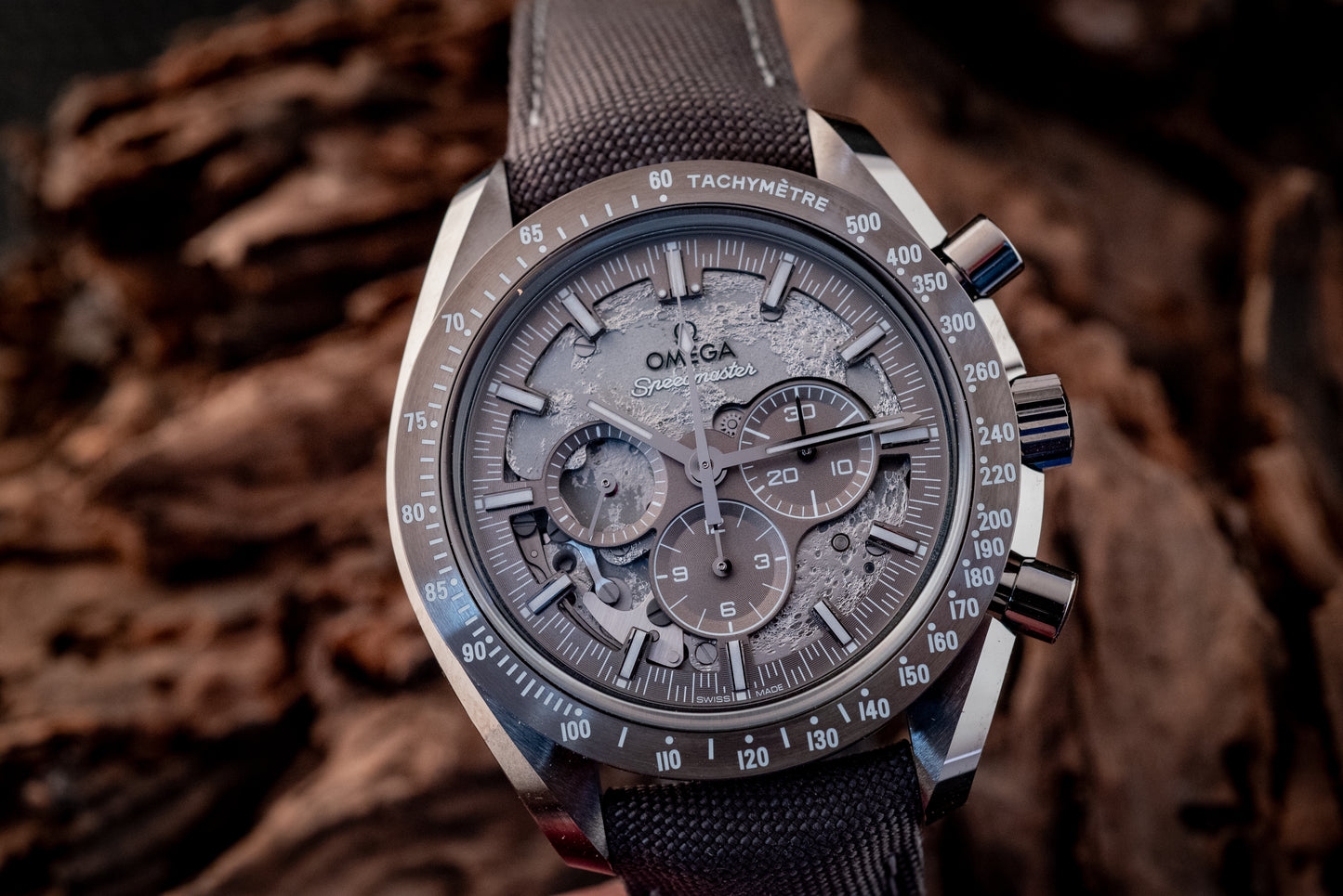 Omega NEW 2026 Dark Side Of The Moon Grey Ceramic 44.25MM Box And Papers Purchase Receipt Ref 310.92.44.50.06.001
