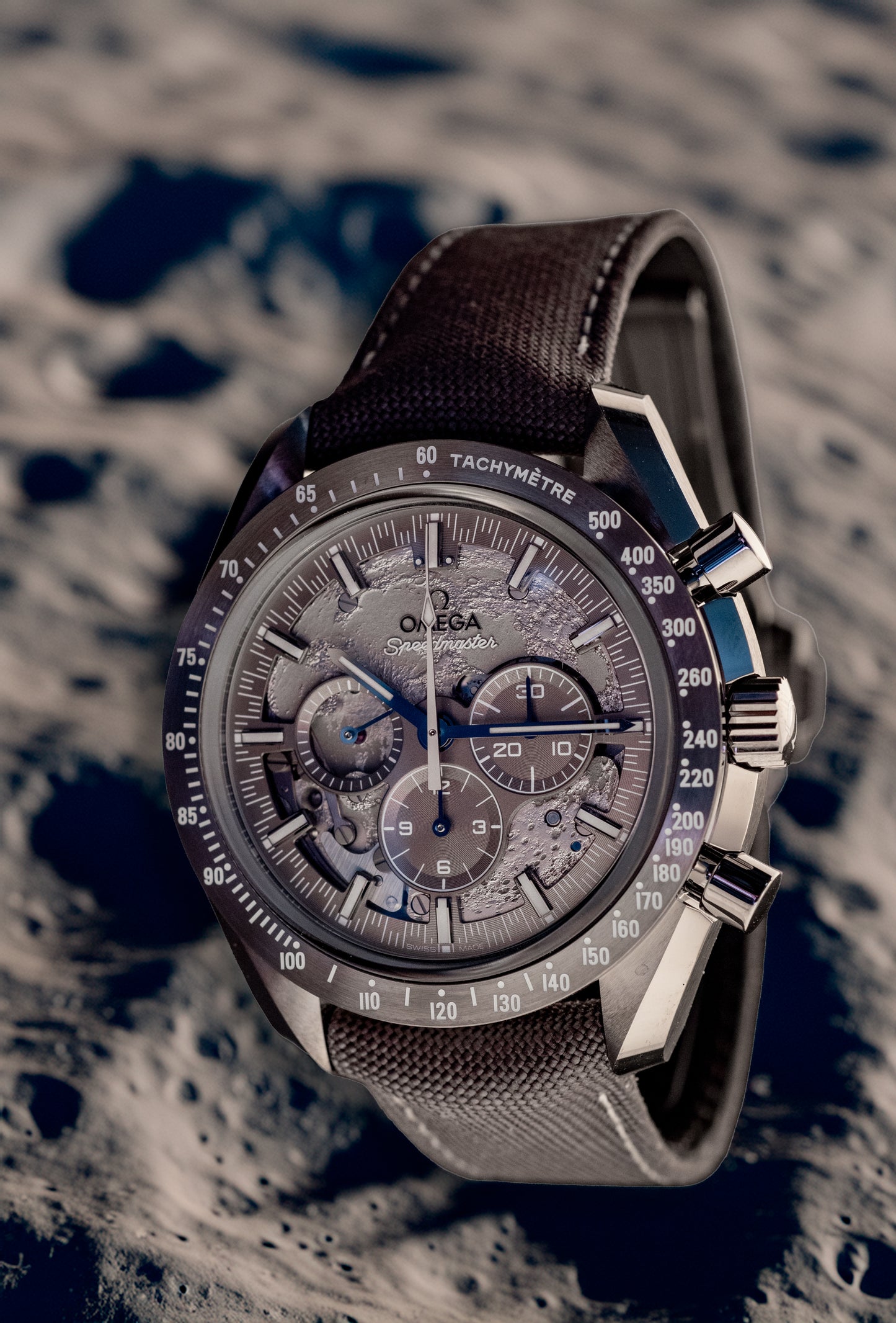 Omega NEW 2026 Dark Side Of The Moon Grey Ceramic 44.25MM Box And Papers Purchase Receipt Ref 310.92.44.50.06.001