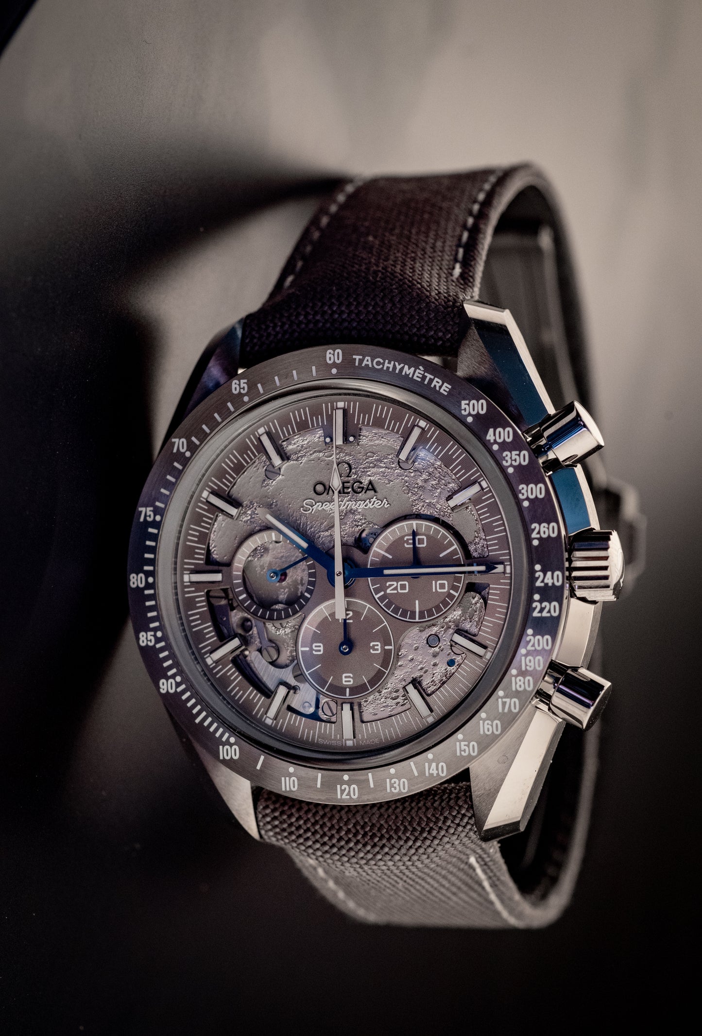 Omega NEW 2026 Dark Side Of The Moon Grey Ceramic 44.25MM Box And Papers Purchase Receipt Ref 310.92.44.50.06.001
