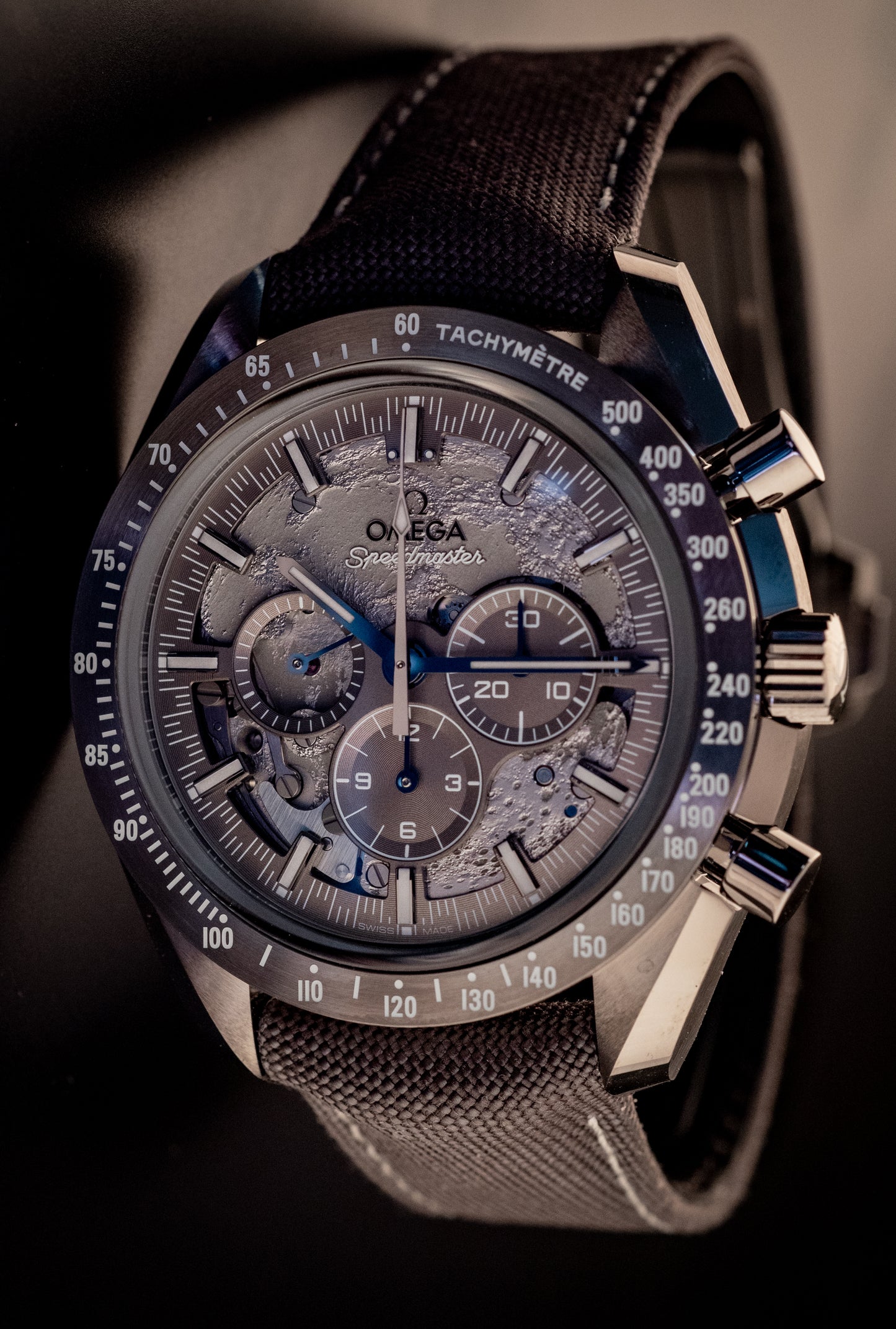 Omega NEW 2026 Dark Side Of The Moon Grey Ceramic 44.25MM Box And Papers Purchase Receipt Ref 310.92.44.50.06.001
