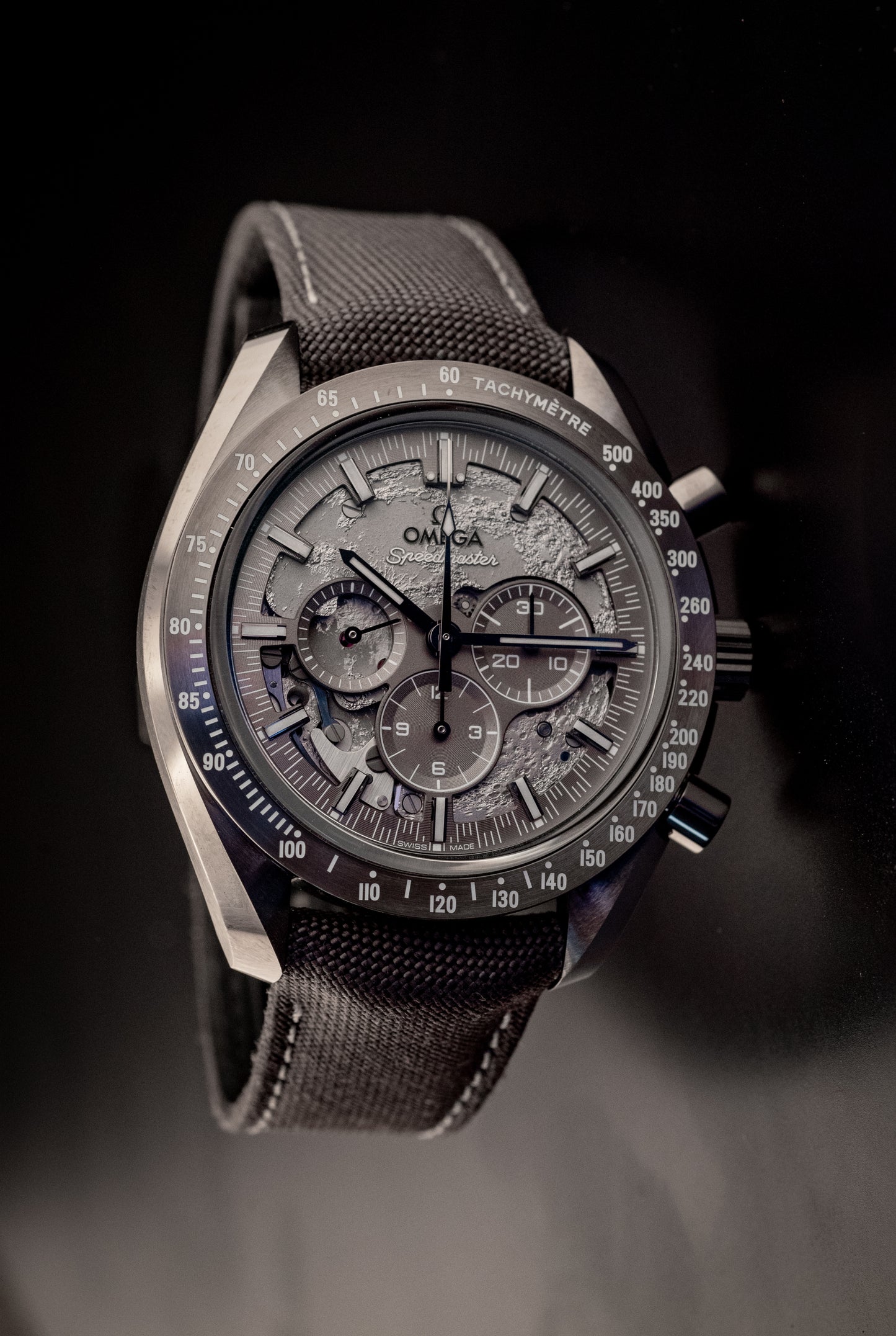 Omega NEW 2026 Dark Side Of The Moon Grey Ceramic 44.25MM Box And Papers Purchase Receipt Ref 310.92.44.50.06.001