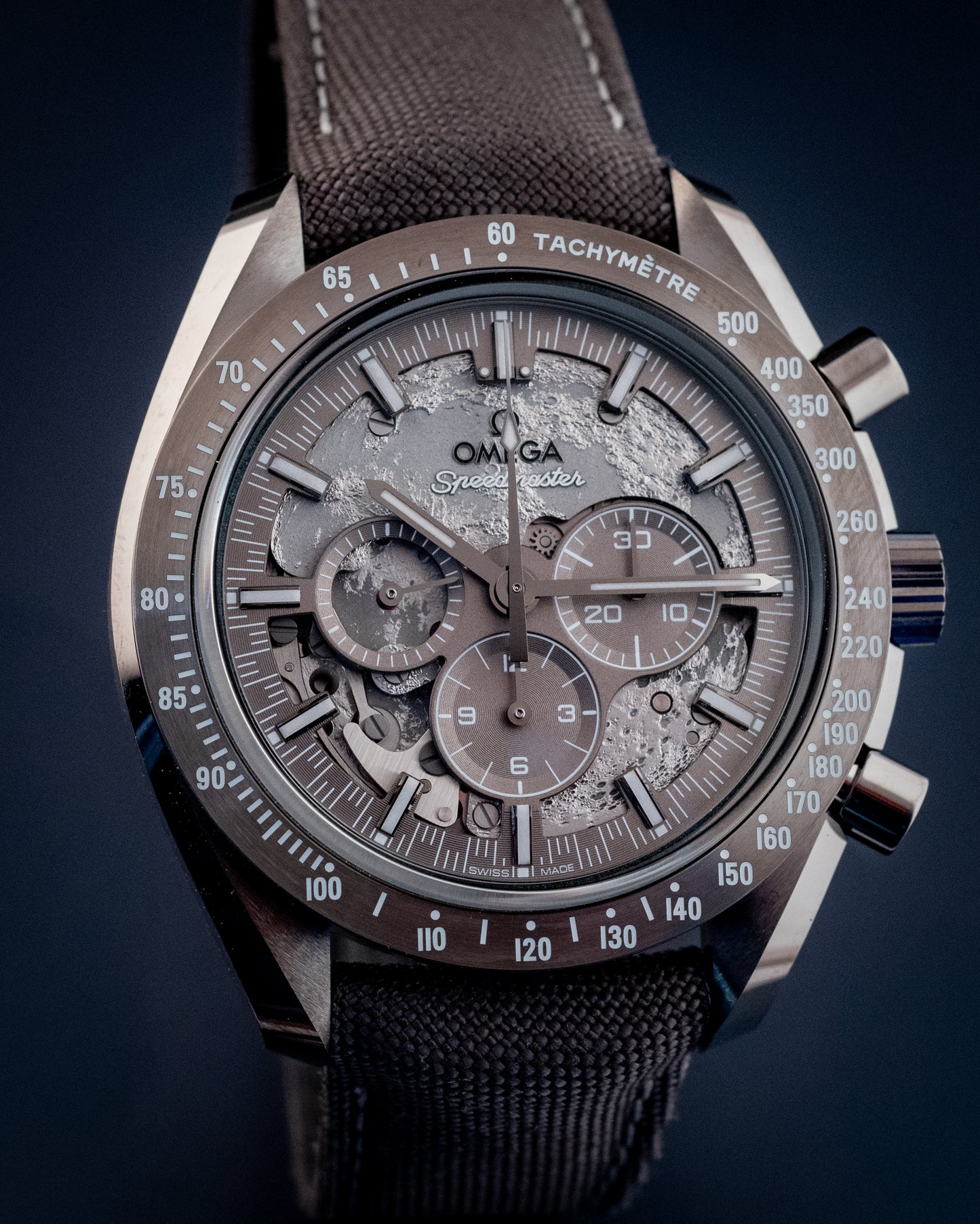Omega NEW 2026 Dark Side Of The Moon Grey Ceramic 44.25MM Box And Papers Purchase Receipt Ref 310.92.44.50.06.001