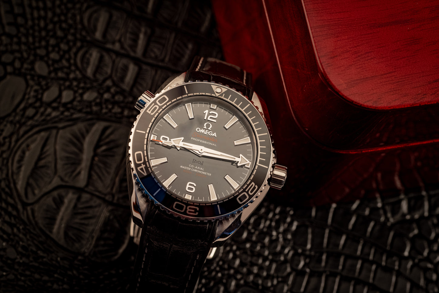 Omega Seamaster Planet Ocean Ref 215.33.40.20.01.001 Box And Papers