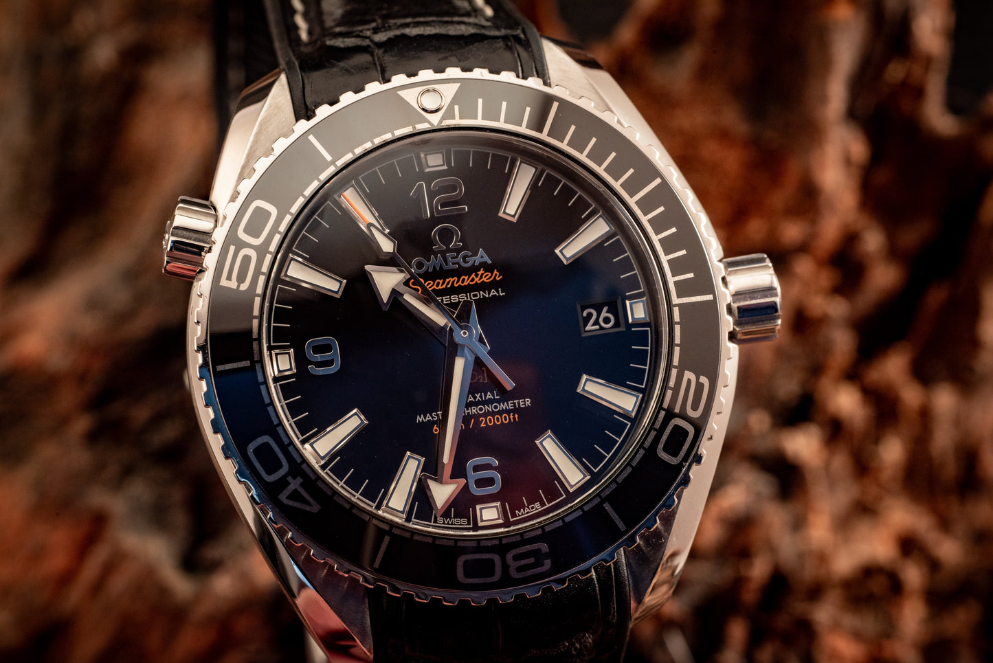 Omega Seamaster Planet Ocean Ref 215.33.40.20.01.001 Box And Papers