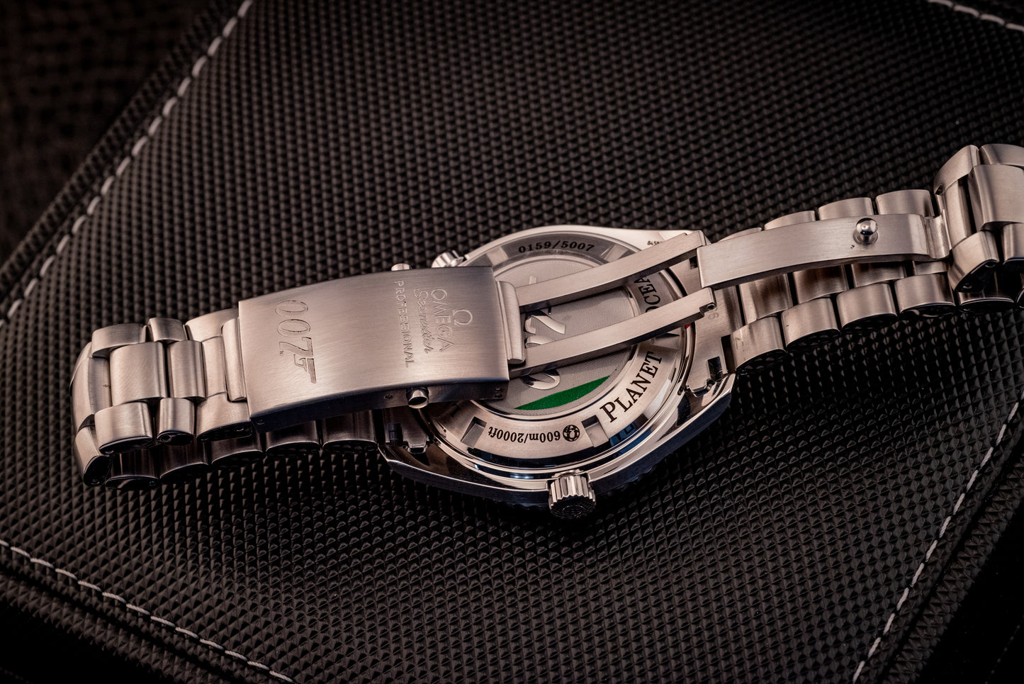 Omega Seamaster Planet Ocean Quantum of Solace Limited Edition 007 James Bond Box And Papers Ref 222.30.46.20.01.001