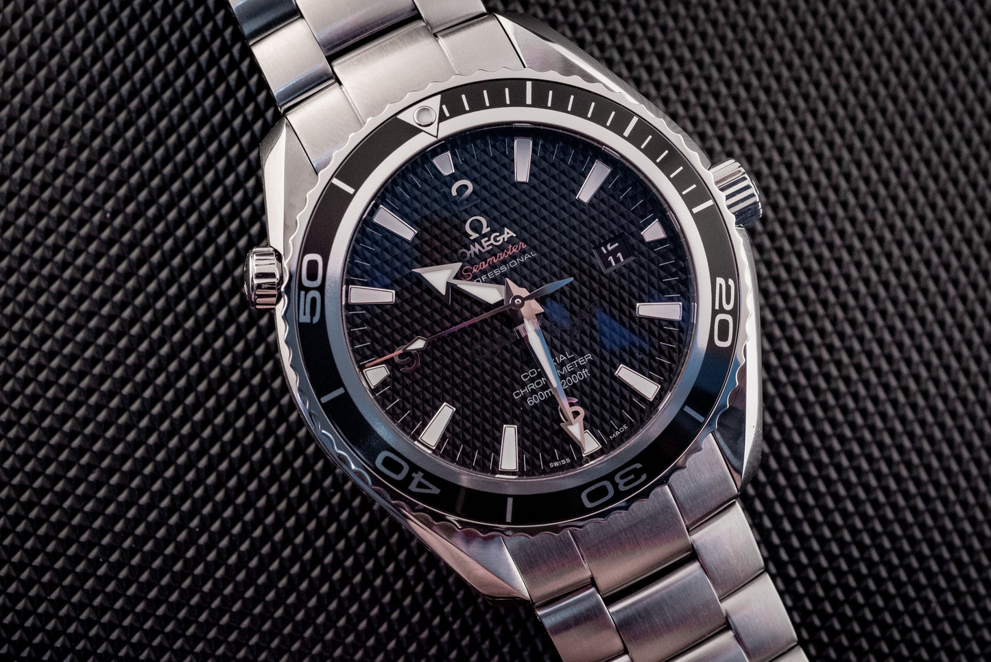Omega Seamaster Planet Ocean Quantum of Solace Limited Edition 007 James Bond Box And Papers Ref 222.30.46.20.01.001