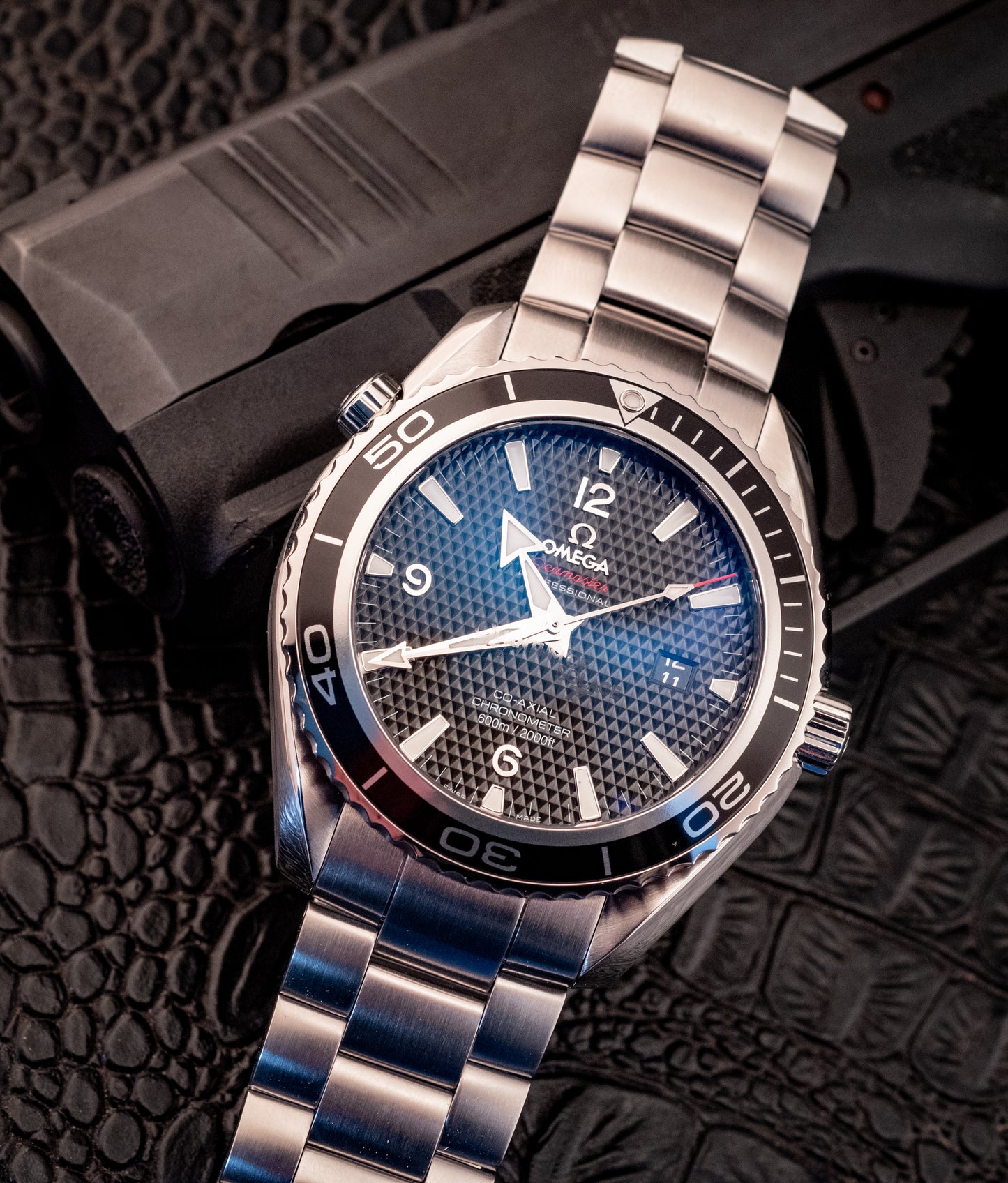 Omega Seamaster Planet Ocean Quantum of Solace Limited Edition 007 James Bond Box And Papers Ref 222.30.46.20.01.001
