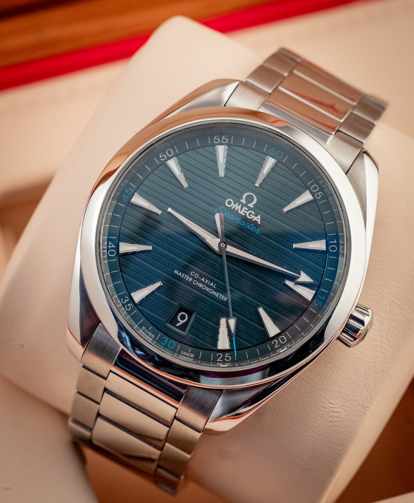 Omega Seamaster Aqua Terra Blue Dial 41MM 2024 Ref 220.10.41.21.03.001 Box And Papers