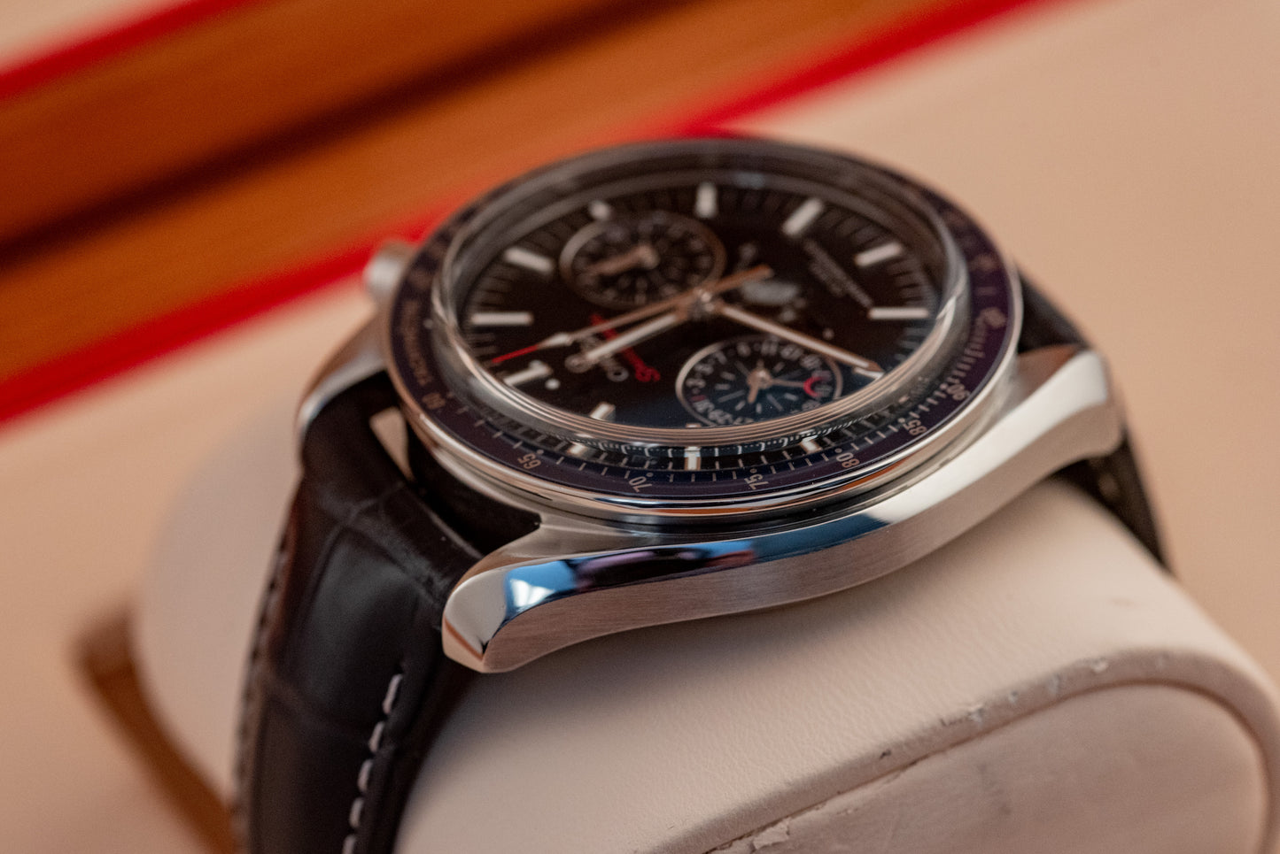 Omega Speedmaster Moonphase Blue Box And Papers 2022 304.33.44.52.03.001