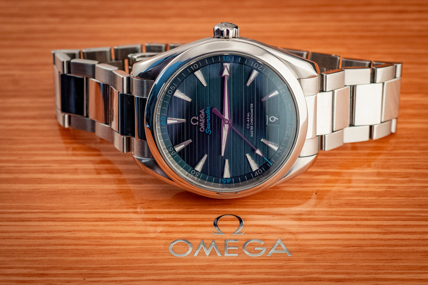 Omega Seamaster Aqua Terra Blue Dial 41MM 2024 Ref 220.10.41.21.03.001 Box And Papers