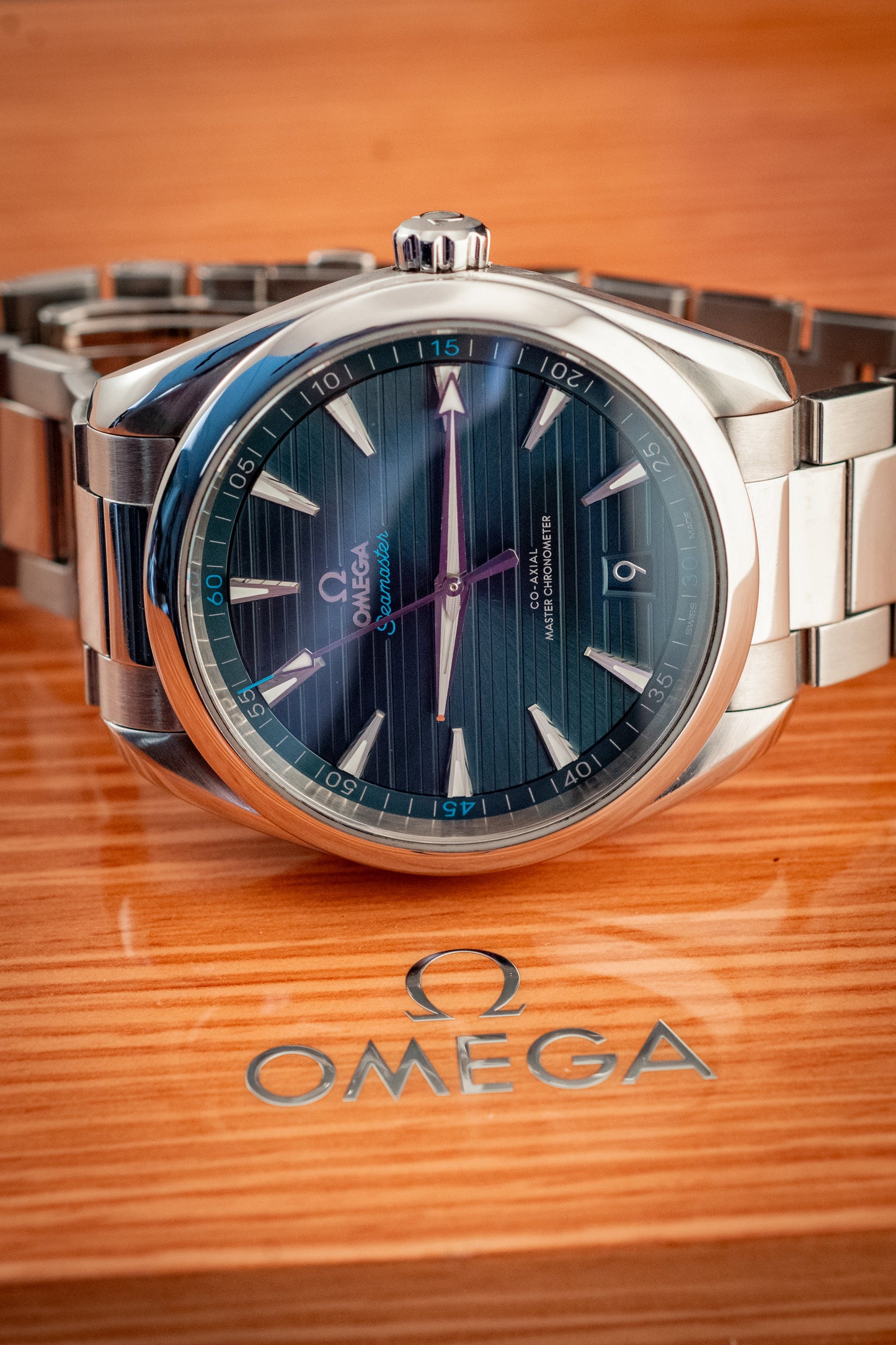 Omega Seamaster Aqua Terra Blue Dial 41MM 2024 Ref 220.10.41.21.03.001 Box And Papers
