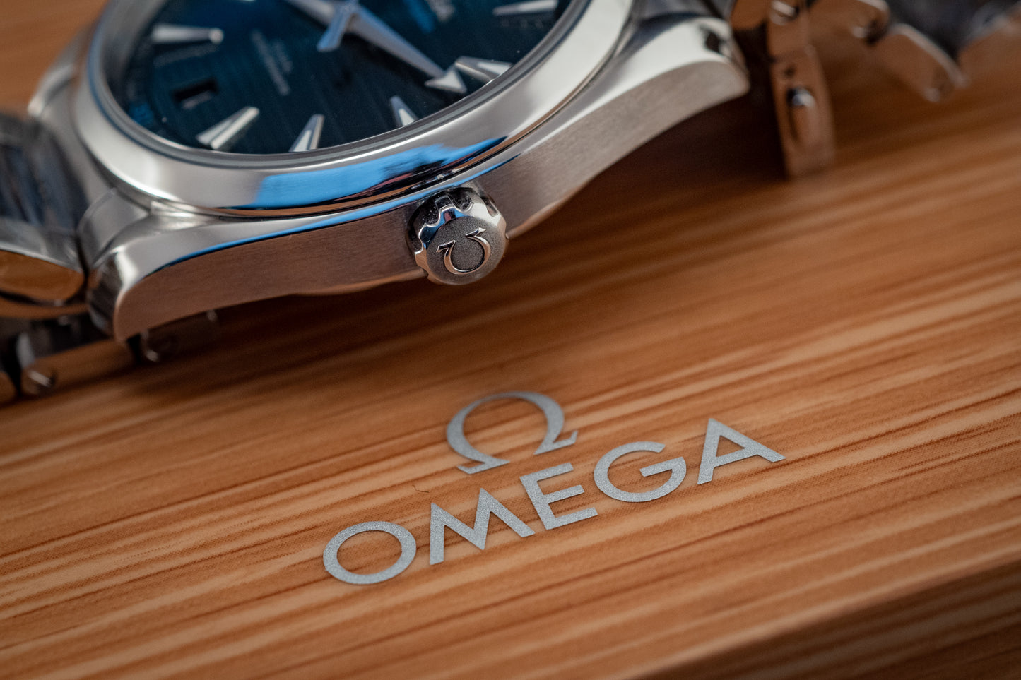 Omega 2024 Seamaster Aqua Terra Teak Blue Box And Papers Ref 220.10.41.21.03.001
