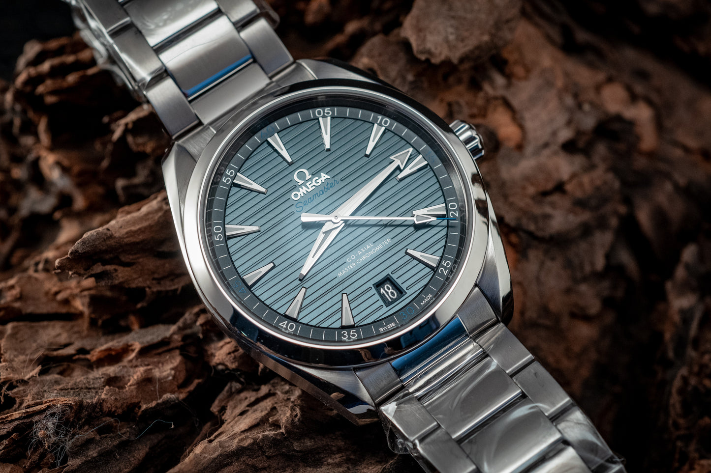 Omega 2024 Seamaster Aqua Terra Teak Blue Box And Papers Ref 220.10.41.21.03.001