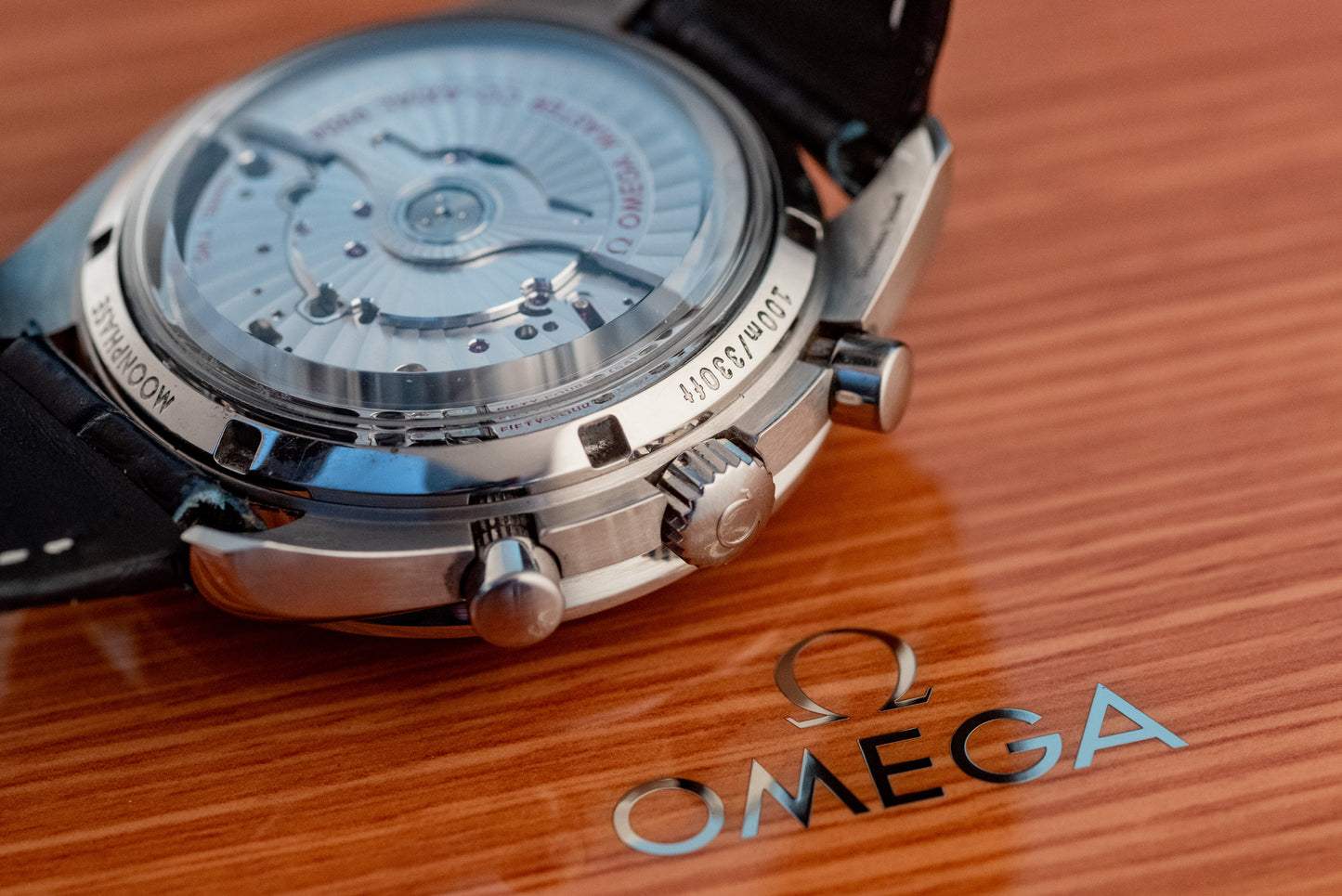 Omega Speedmaster Moonphase Blue Box And Papers 2022 304.33.44.52.03.001