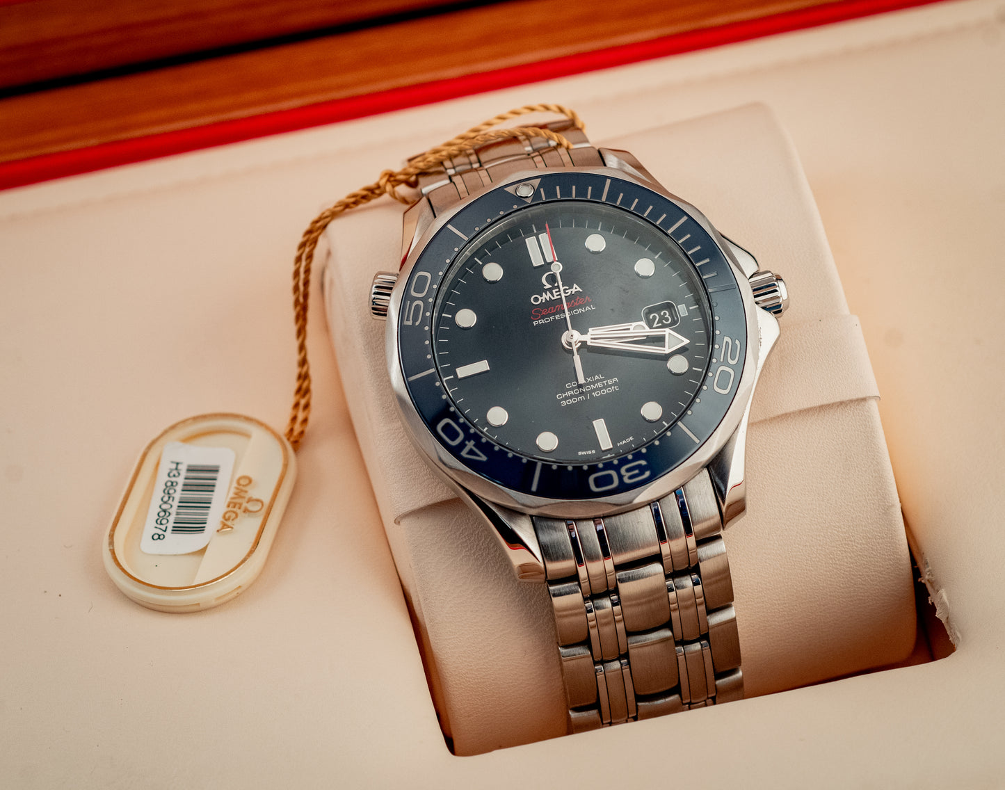 Omega 2022 Seamaster Diver 300m 41mm Blue Dial Ref 212.30.41.20.03.001