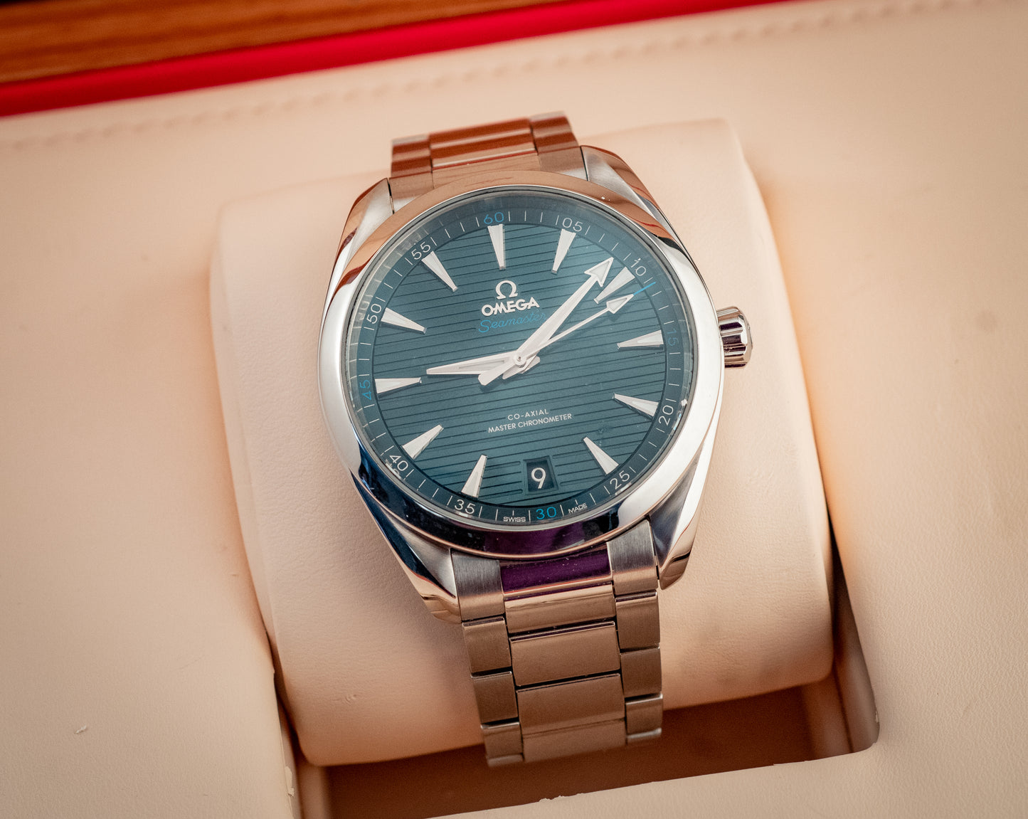 Omega Seamaster Aqua Terra Blue Dial 41MM 2024 Ref 220.10.41.21.03.001 Box And Papers