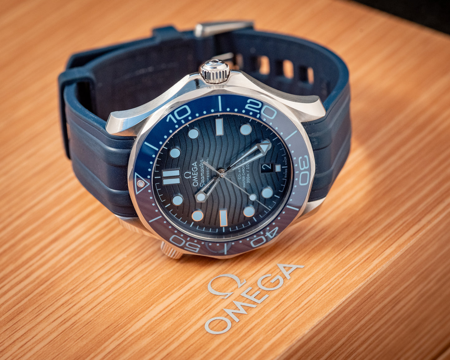 Omega Seamaster Diver 300M Summer Blue 2023 Box And Papers 210.32.42.20.03.002