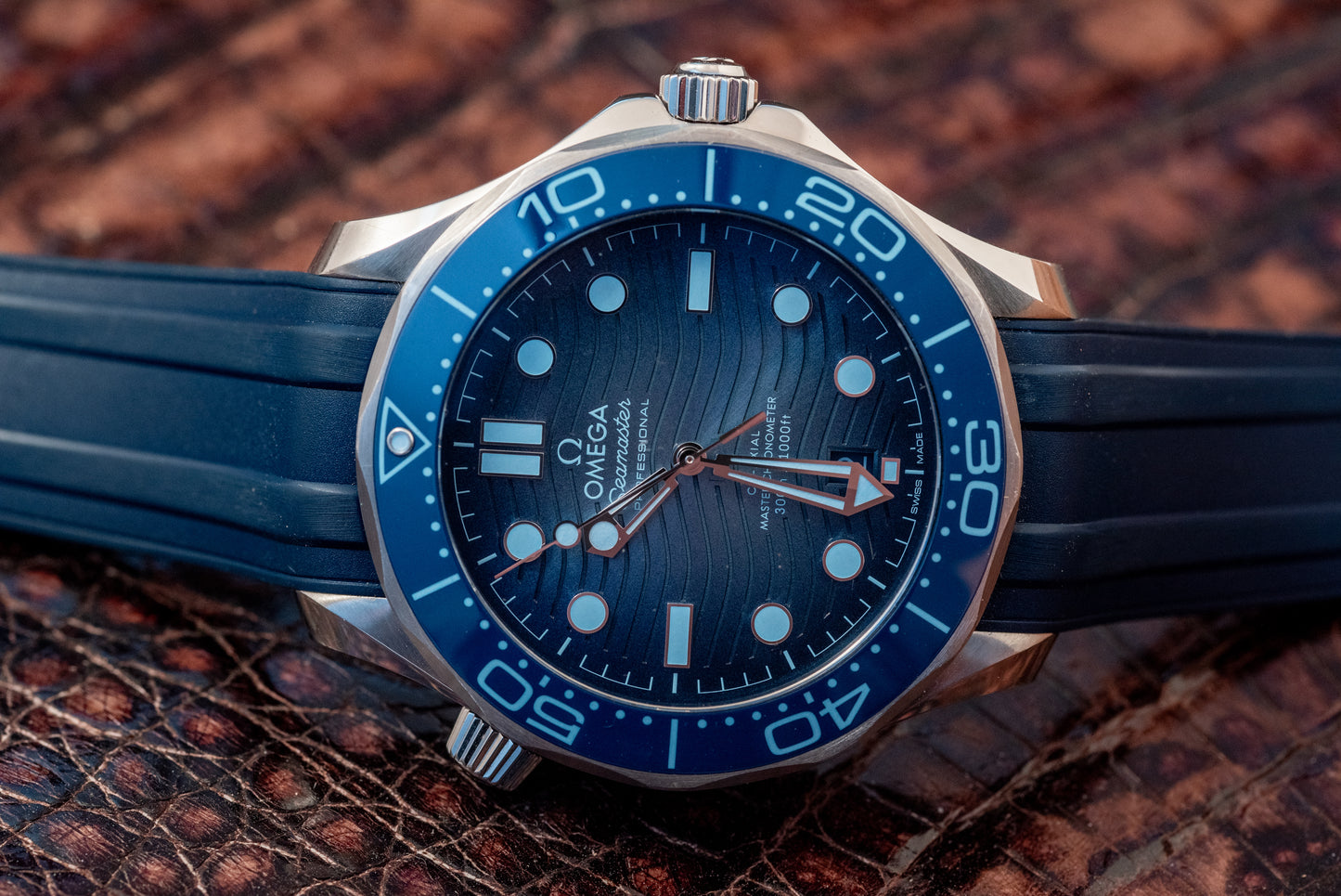 Omega Seamaster Diver 300M Summer Blue 2023 Box And Papers 210.32.42.20.03.002