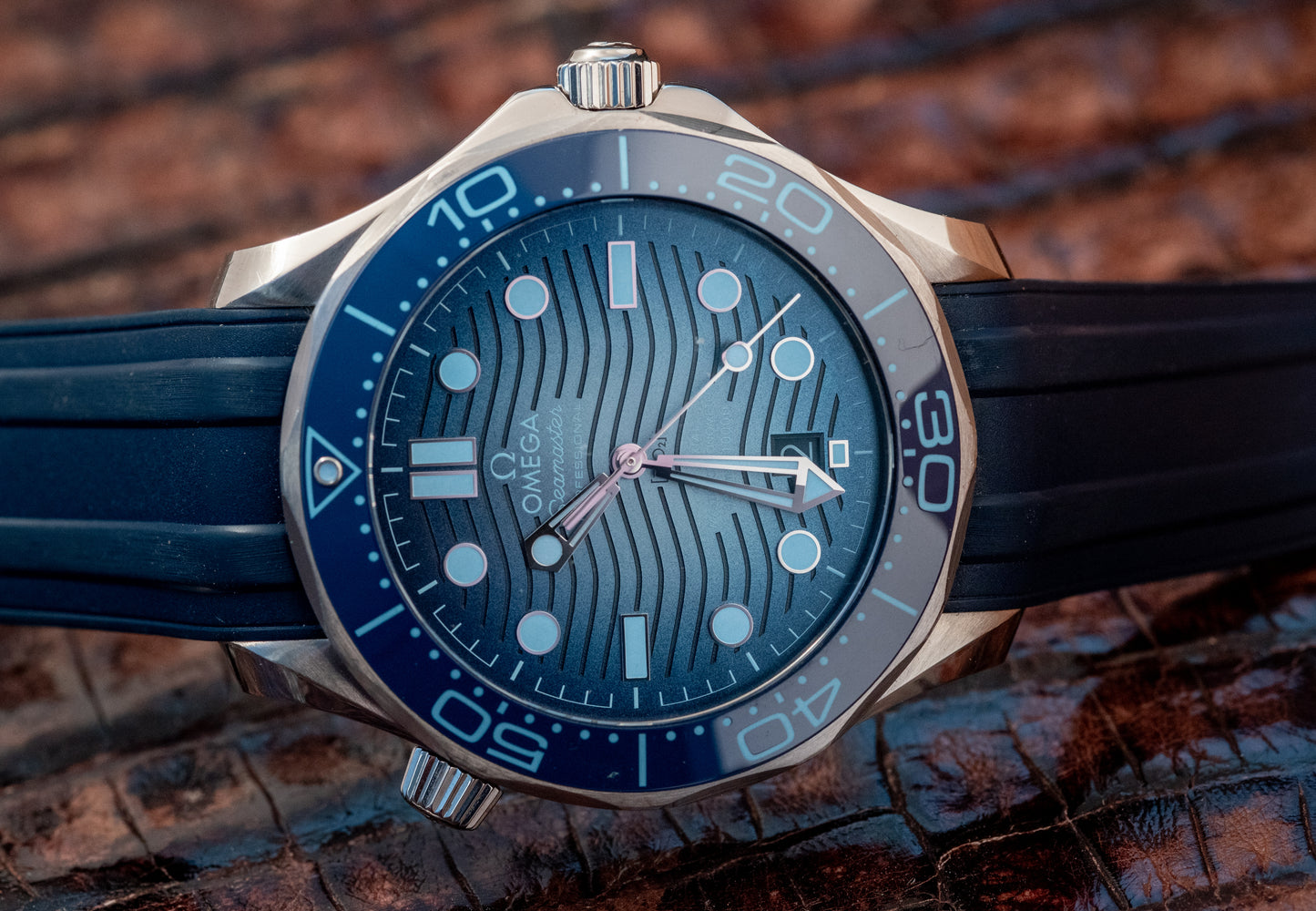 Omega Seamaster Diver 300M Summer Blue 2023 Box And Papers 210.32.42.20.03.002