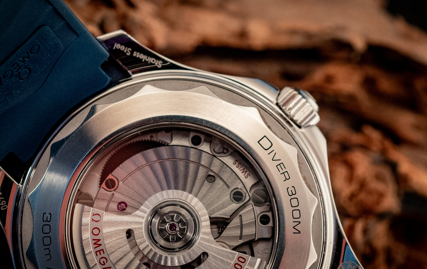 Omega Seamaster Diver 300MM Blue Dial Rubber 2020 Ref 210.32.42.20.03.001 Box And Papers