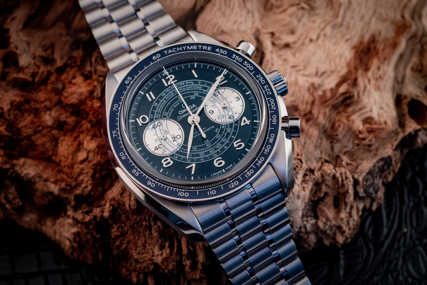 Omega Speedmaster Blue Chronoscope Master Chronometer 2021 Box And Papers Ref 329.30.43.51.03.001