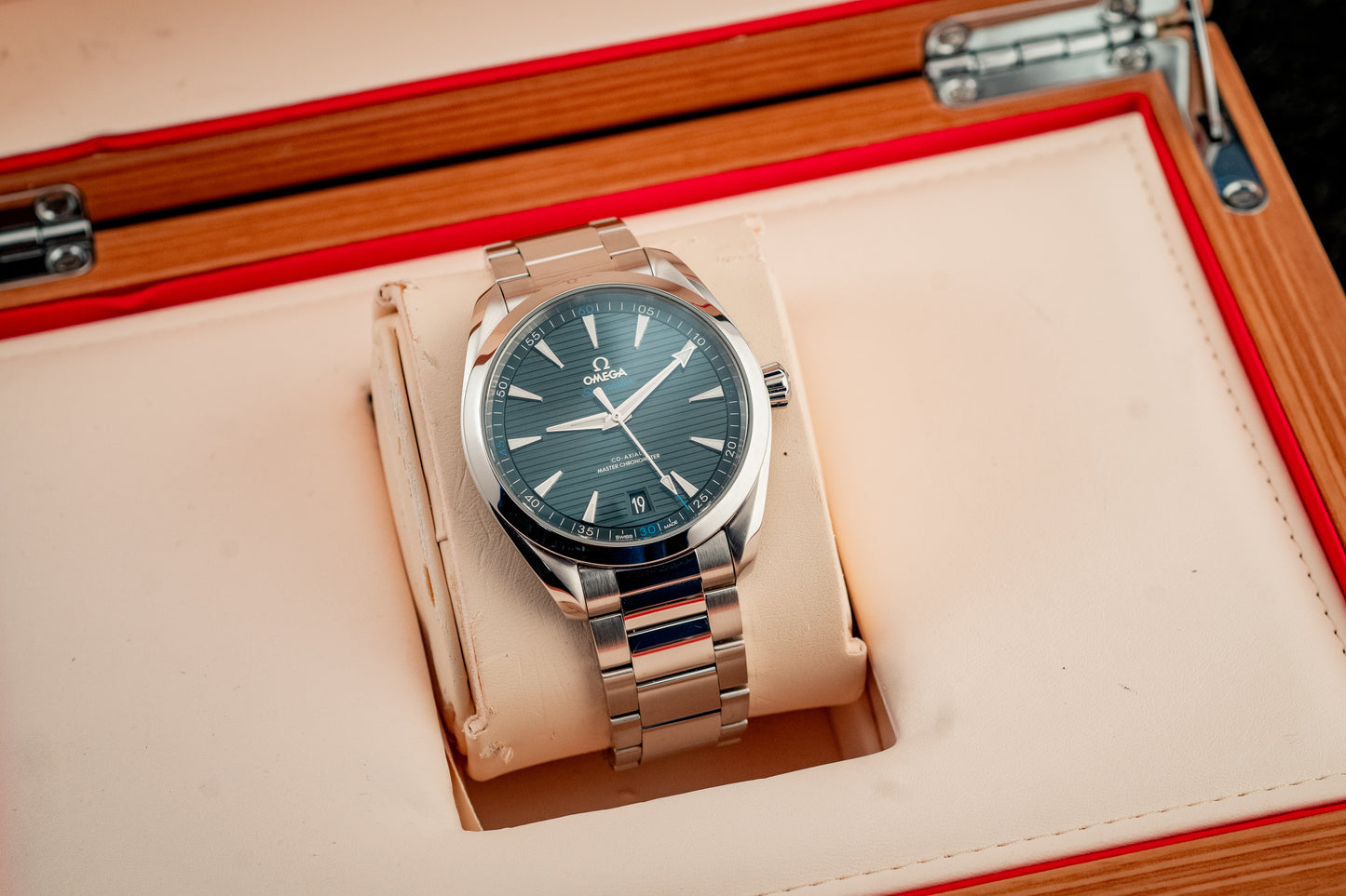Omega Seamaster Aqua Terra Blue Dial 41MM 2020 Ref 220.10.41.21.03.001 Box And Papers