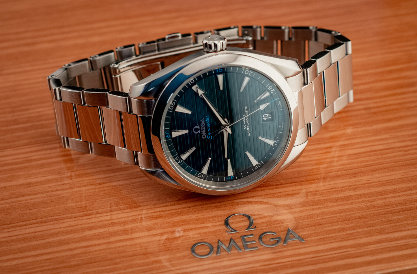 Omega Seamaster Aqua Terra Blue Dial 41MM 2020 Ref 220.10.41.21.03.001 Box And Papers