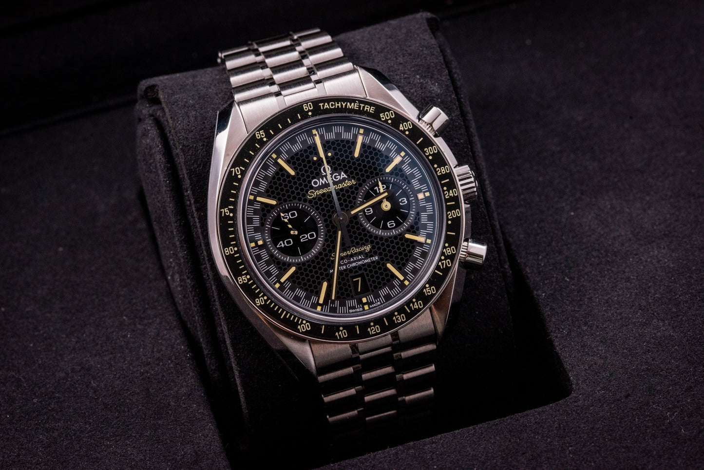 Omega Speedmaster Super Racing Co-Axial 2024 Ref 329.30.44.51.01.003 Box And Papers