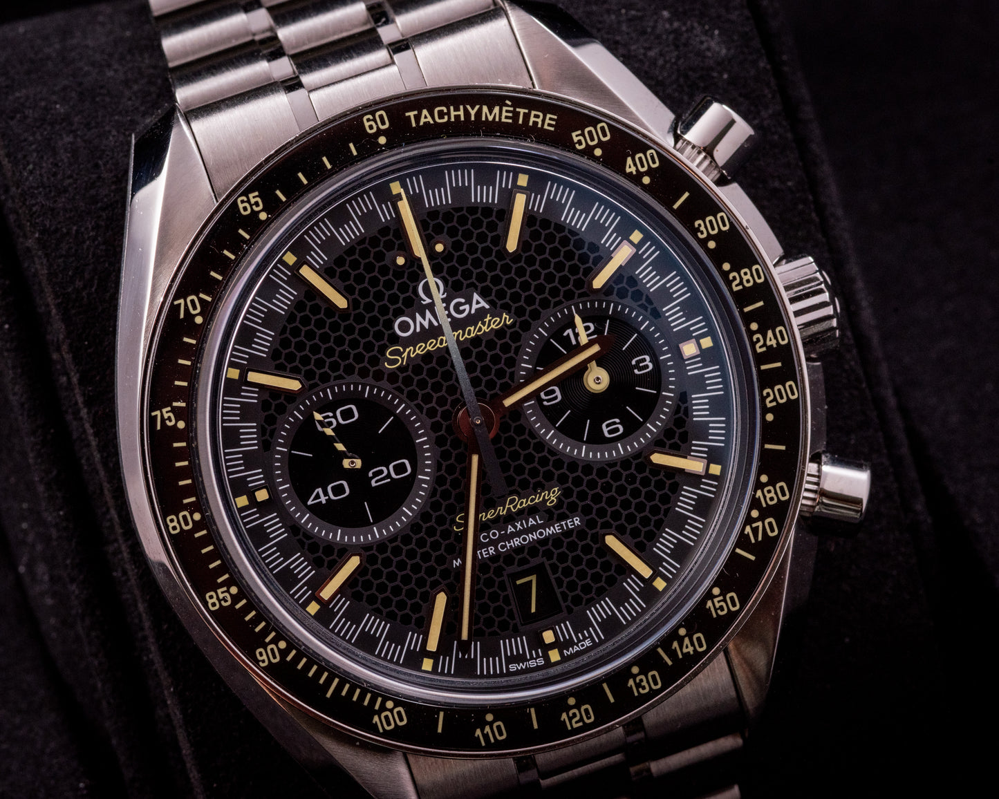 Omega Speedmaster Super Racing Co-Axial 2024 Ref 329.30.44.51.01.003 Box And Papers