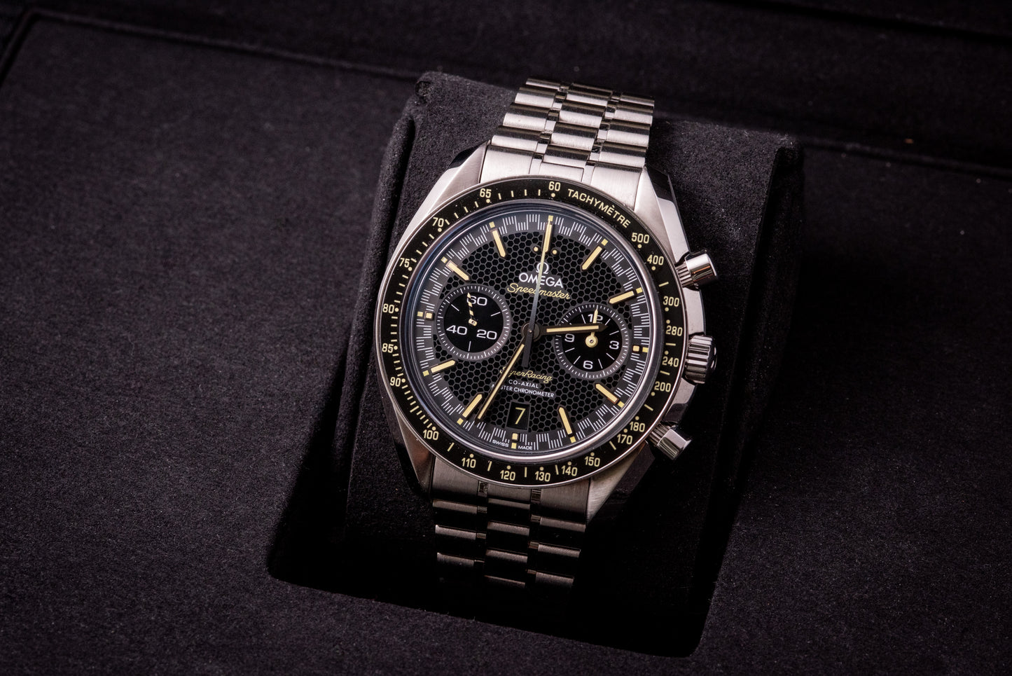 Omega Speedmaster Super Racing Co-Axial 2024 Ref 329.30.44.51.01.003 Box And Papers