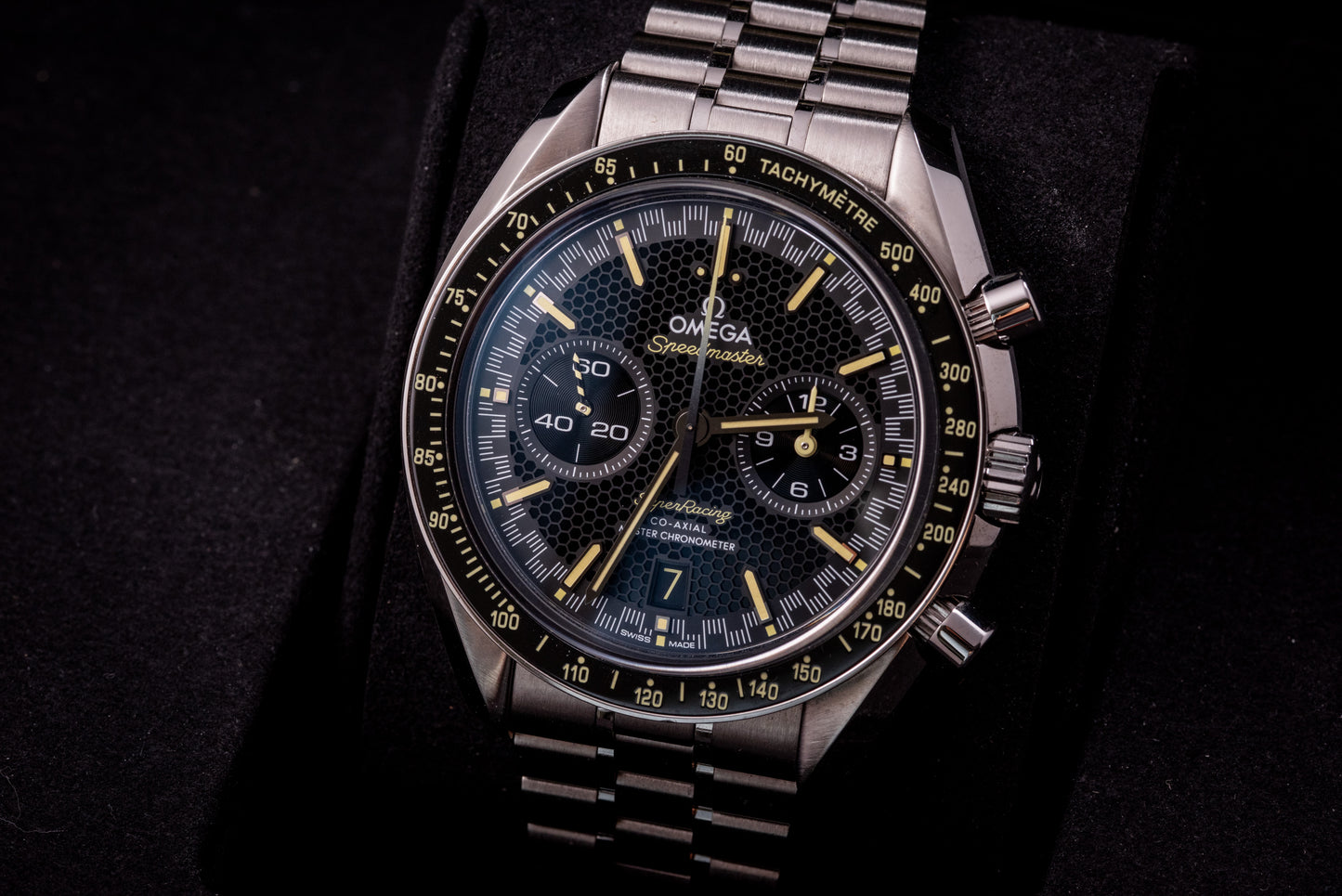 Omega Speedmaster Super Racing Co-Axial 2024 Ref 329.30.44.51.01.003 Box And Papers