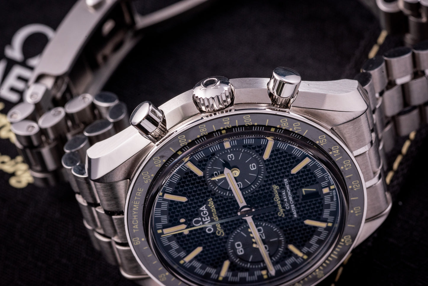Omega Speedmaster Super Racing Co-Axial 2024 Ref 329.30.44.51.01.003 Box And Papers