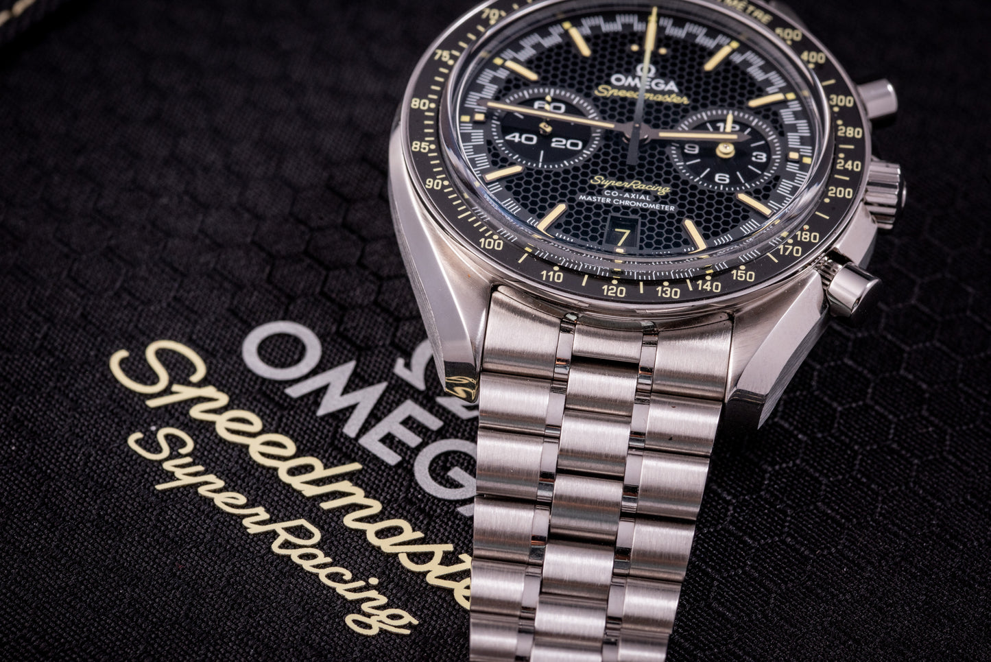 Omega Speedmaster Super Racing Co-Axial 2024 Ref 329.30.44.51.01.003 Box And Papers