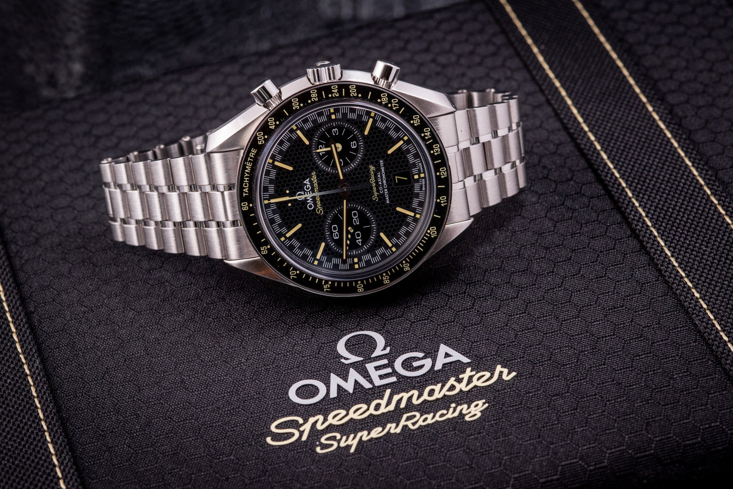 Omega Speedmaster Super Racing Co-Axial 2024 Ref 329.30.44.51.01.003 Box And Papers