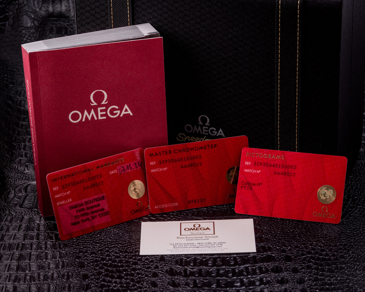 Omega Speedmaster Super Racing Co-Axial 2024 Ref 329.30.44.51.01.003 Box And Papers