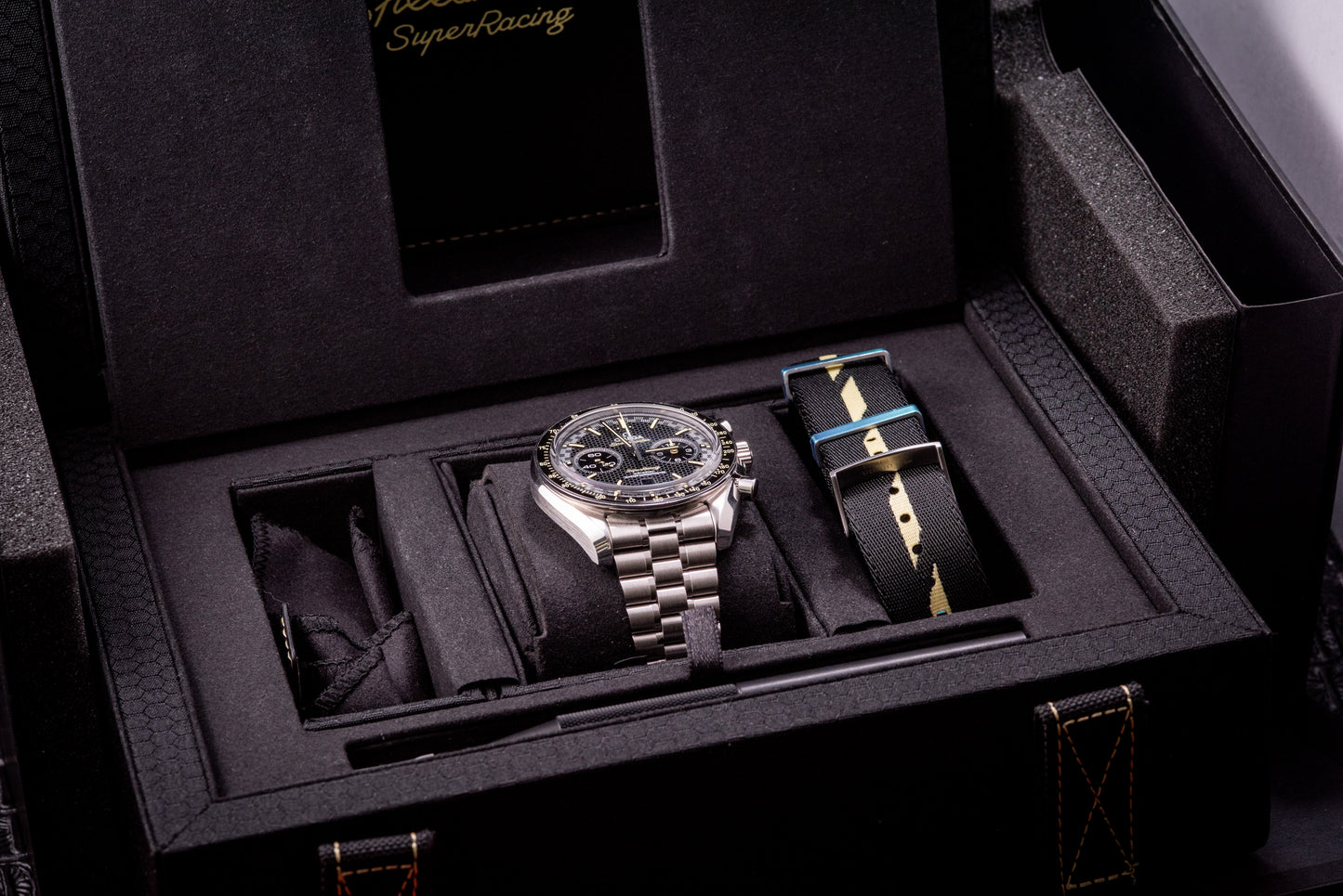 Omega Speedmaster Super Racing Co-Axial 2024 Ref 329.30.44.51.01.003 Box And Papers