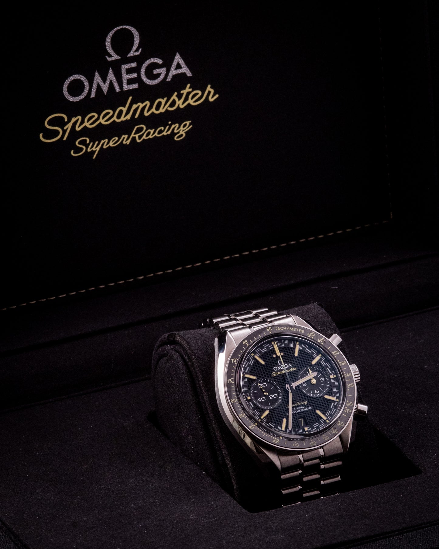 Omega Speedmaster Super Racing Co-Axial 2024 Ref 329.30.44.51.01.003 Box And Papers