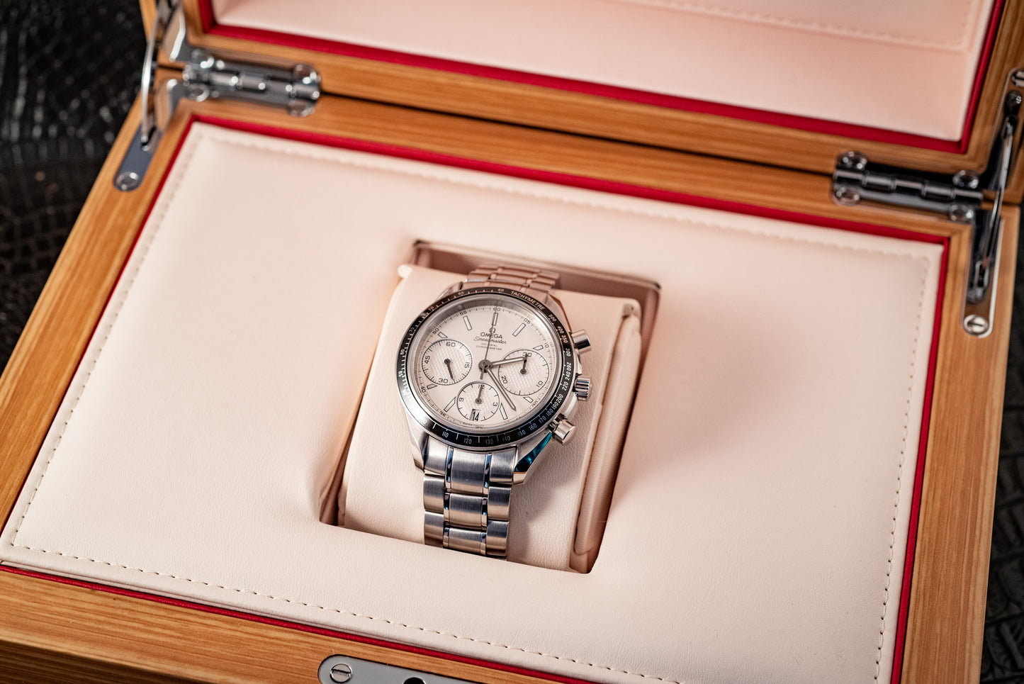 Omega Speedmaster Racing 2021 White Dial Box And Papers Ref 326.30.40.50.02.001