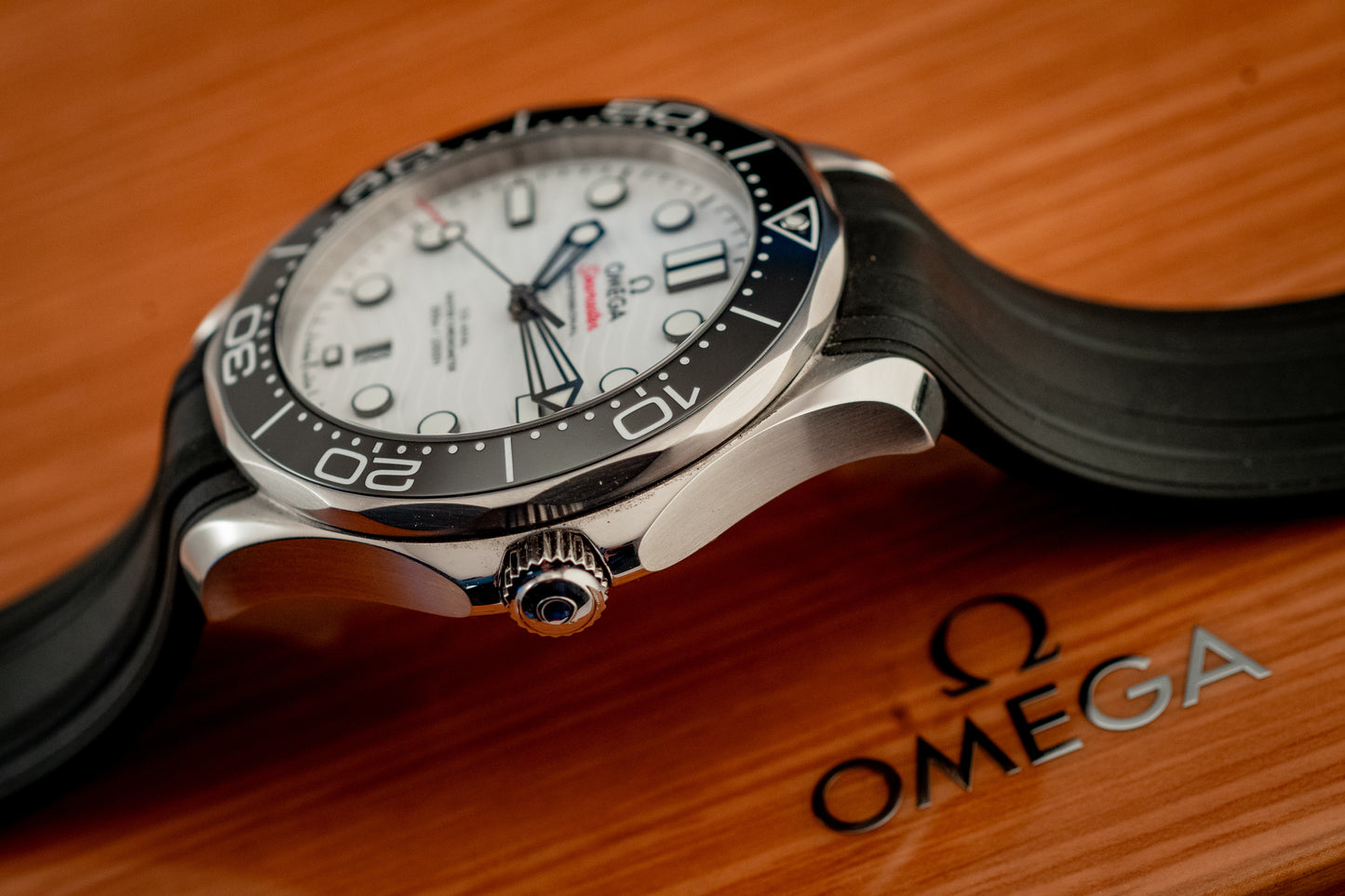 Omega 2024 Seamaster Diver 300M 42MM White Wave Box And Papers Ref 210.32.42.20.04.001