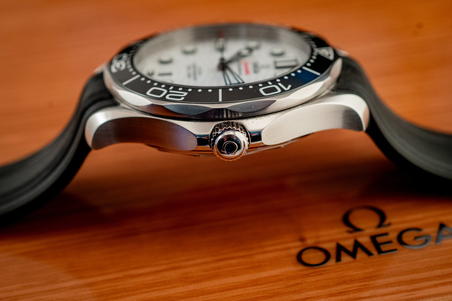 Omega 2024 Seamaster Diver 300M 42MM White Wave Box And Papers Ref 210.32.42.20.04.001