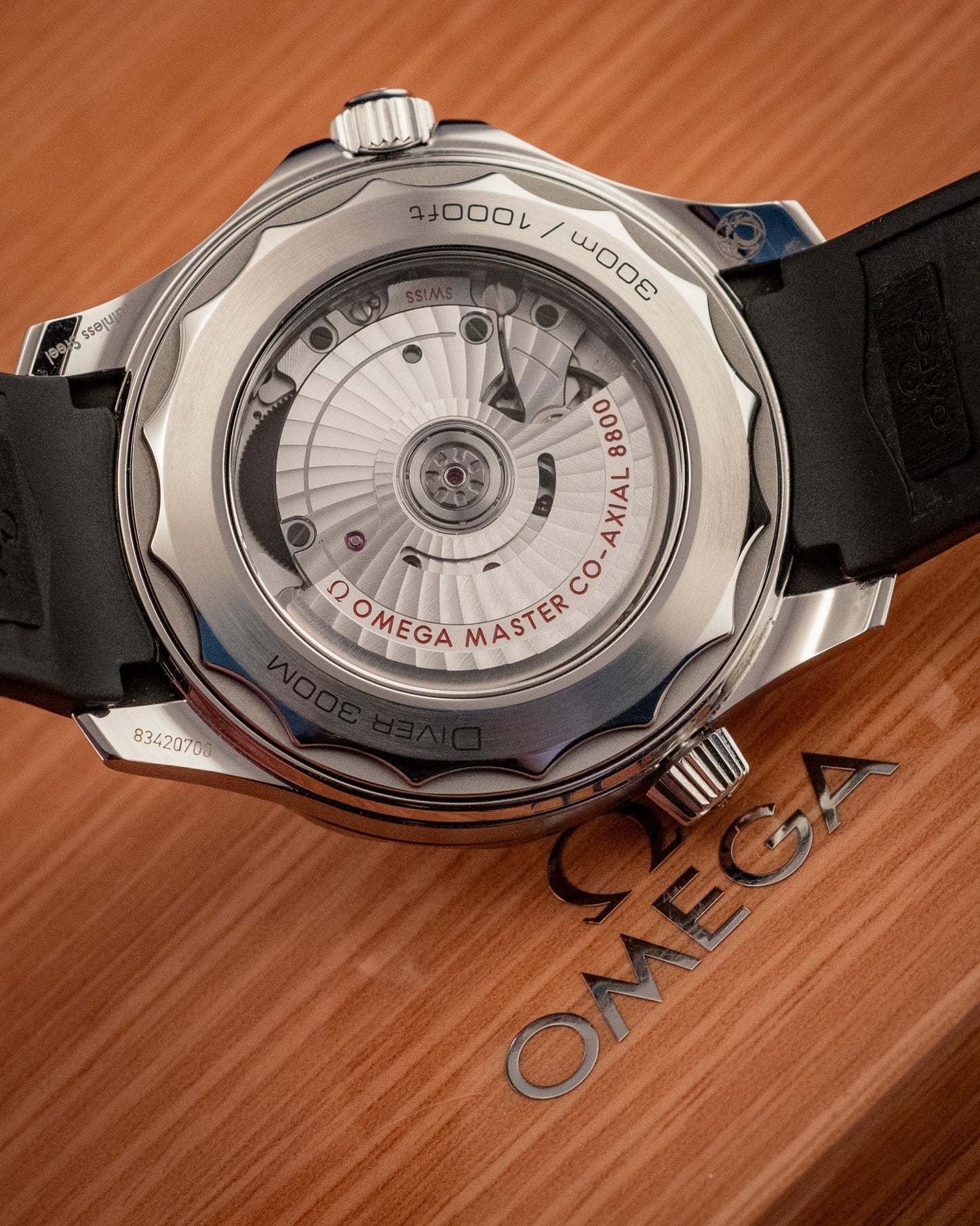 Omega 2022 Seamaster Diver 300M White Waves Dial Box And Papers Ref 210.32.42.20.04.001 Purchase Receipt