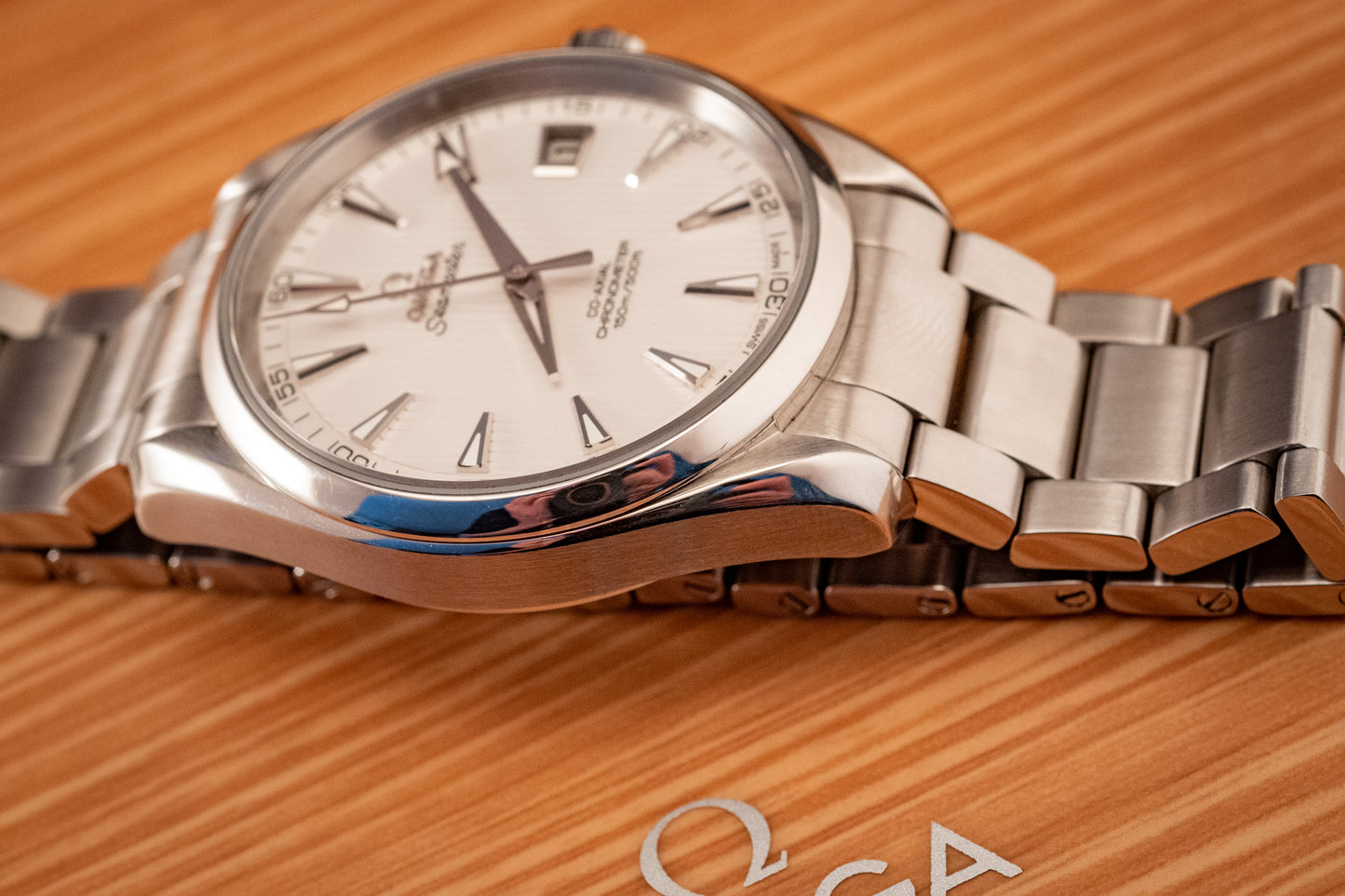 Omega Seamaster Aqua Terra White Dial 2021 Box And Papers Ref 231.10.42.21.02.001
