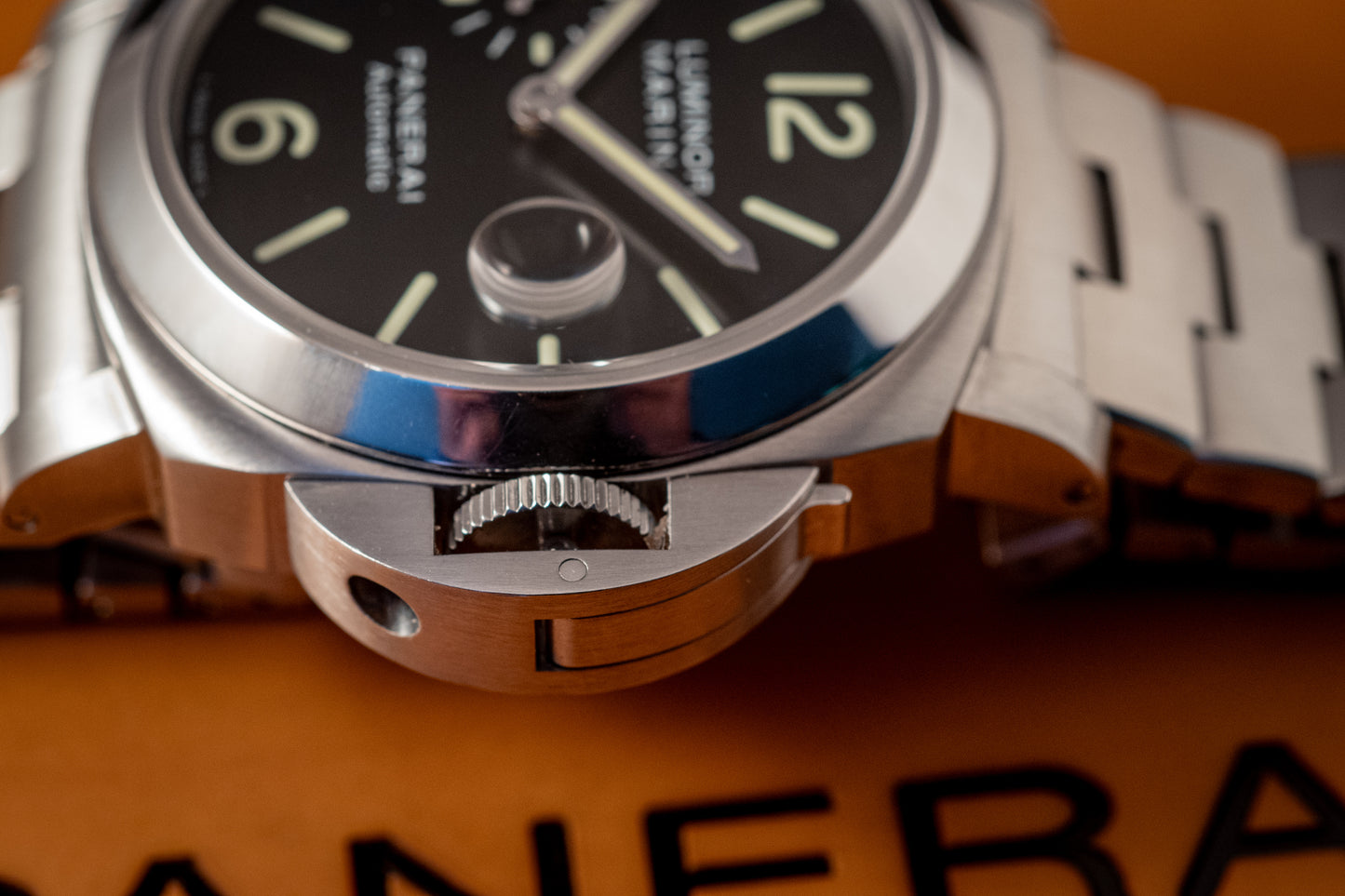 Panerai Luminor Marina On Bracelet Box And Papers Ref PAM00299