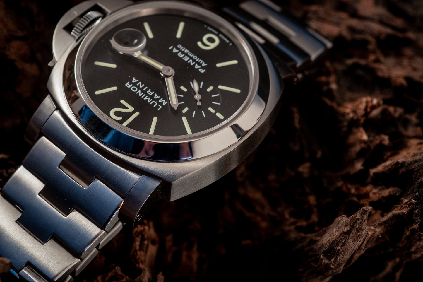 Panerai Luminor Marina On Bracelet Box And Papers Ref PAM00299