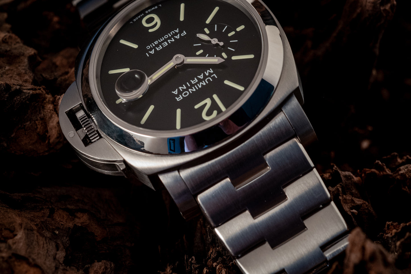 Panerai Luminor Marina On Bracelet Box And Papers Ref PAM00299