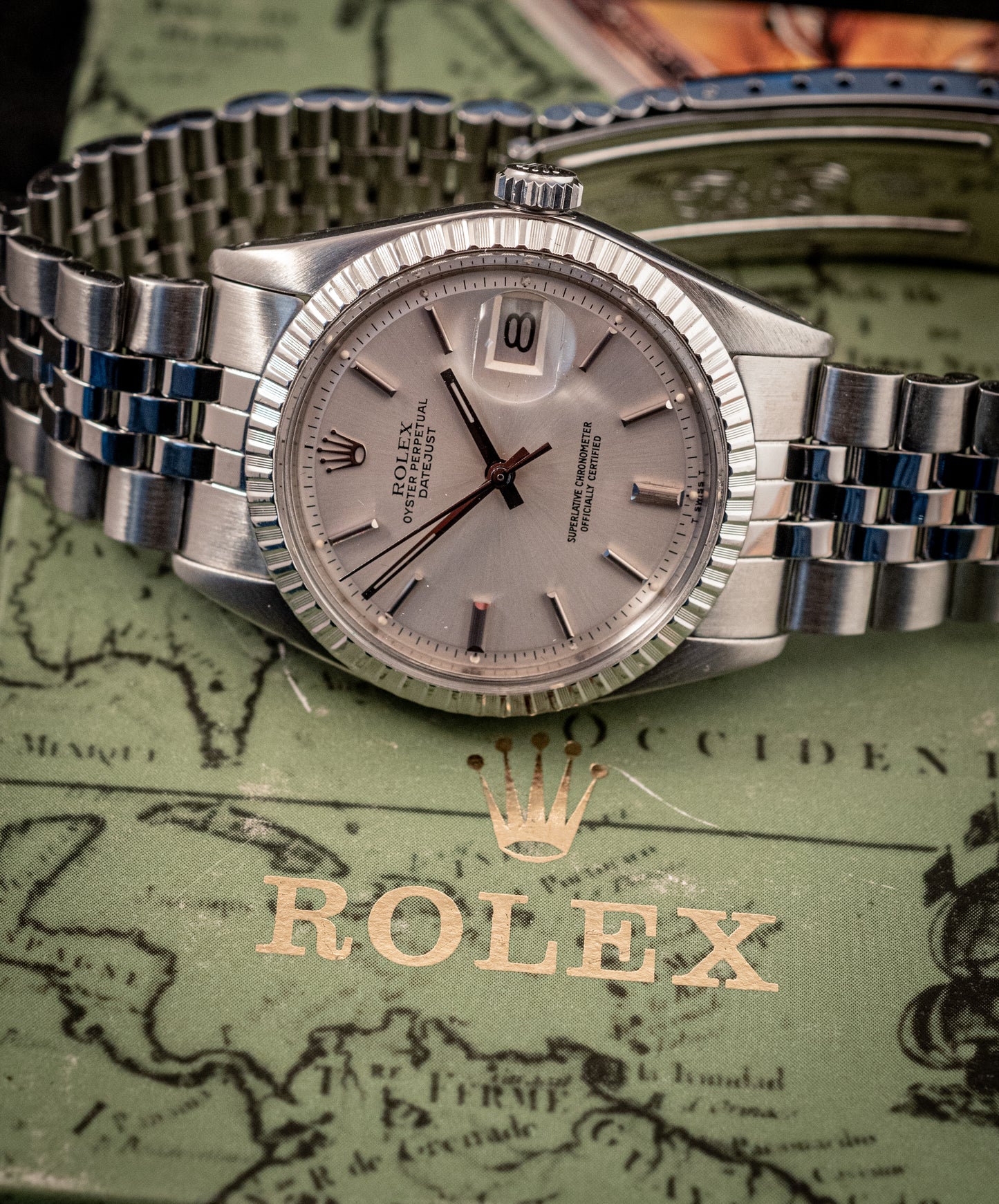 Rolex Datejust 36MM Stainless Steel Silver Dial Ref 1603