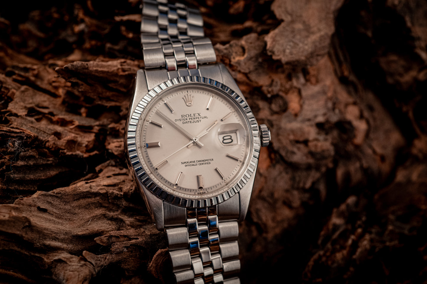 Rolex Datejust 36MM Stainless Steel Silver Dial Ref 1603