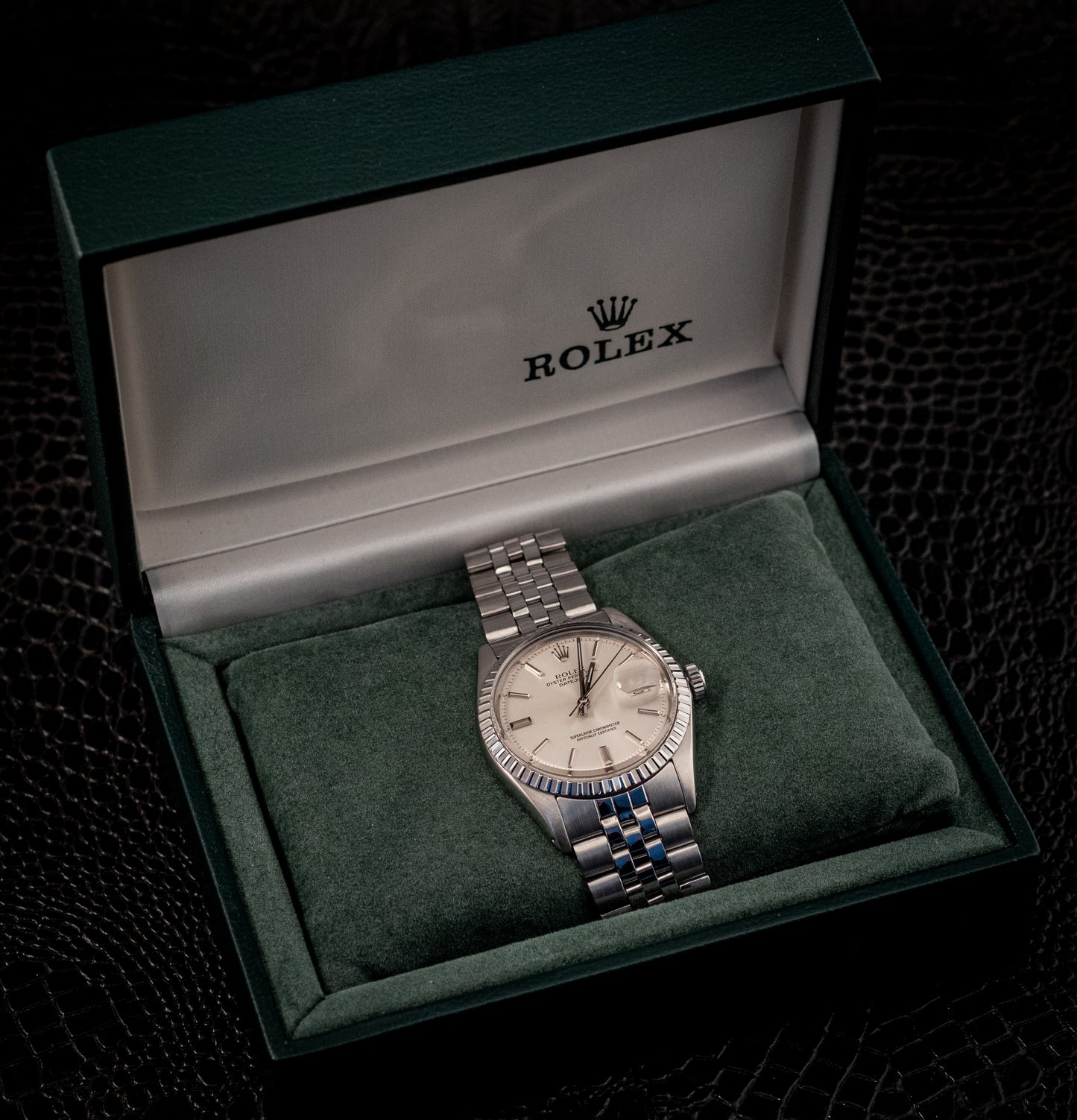 Rolex Datejust 36MM Stainless Steel Silver Dial Ref 1603
