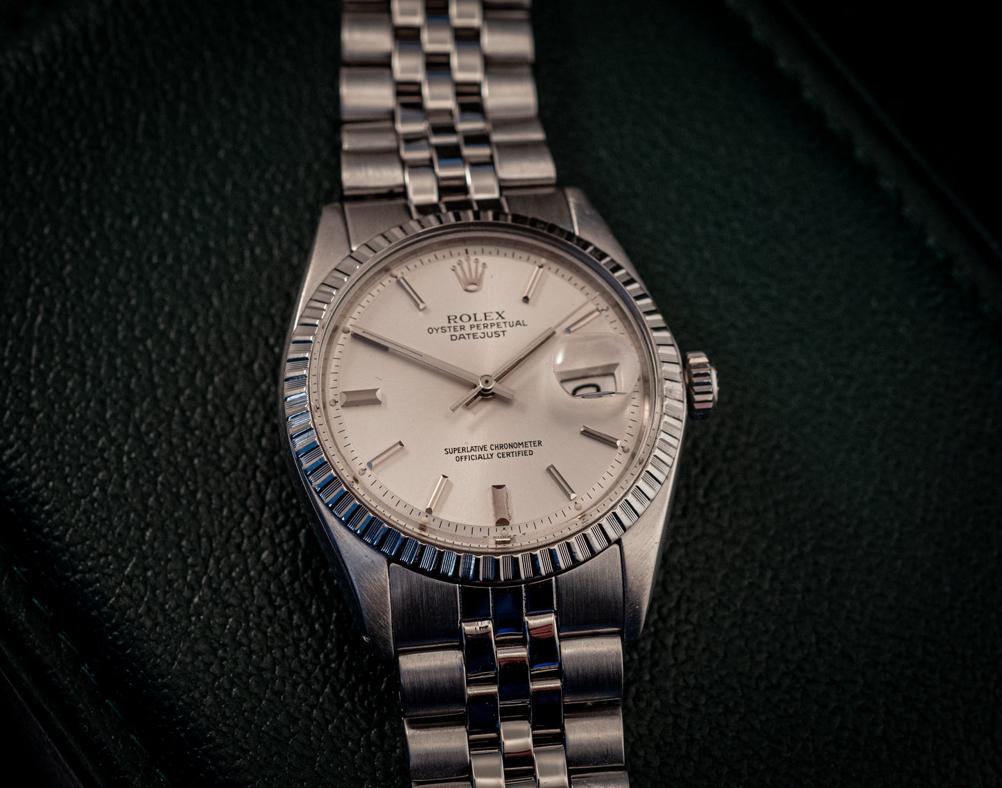Rolex Datejust 36MM Stainless Steel Silver Dial Ref 1603