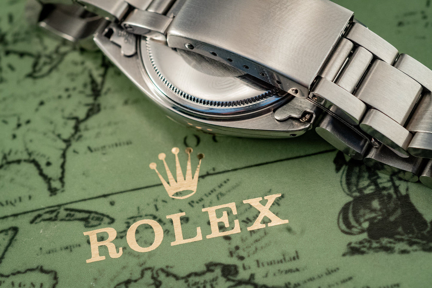 Rolex Datejust 36mm 18K White Gold And Steel Black Diamond Fluted Bezel Ref 1601